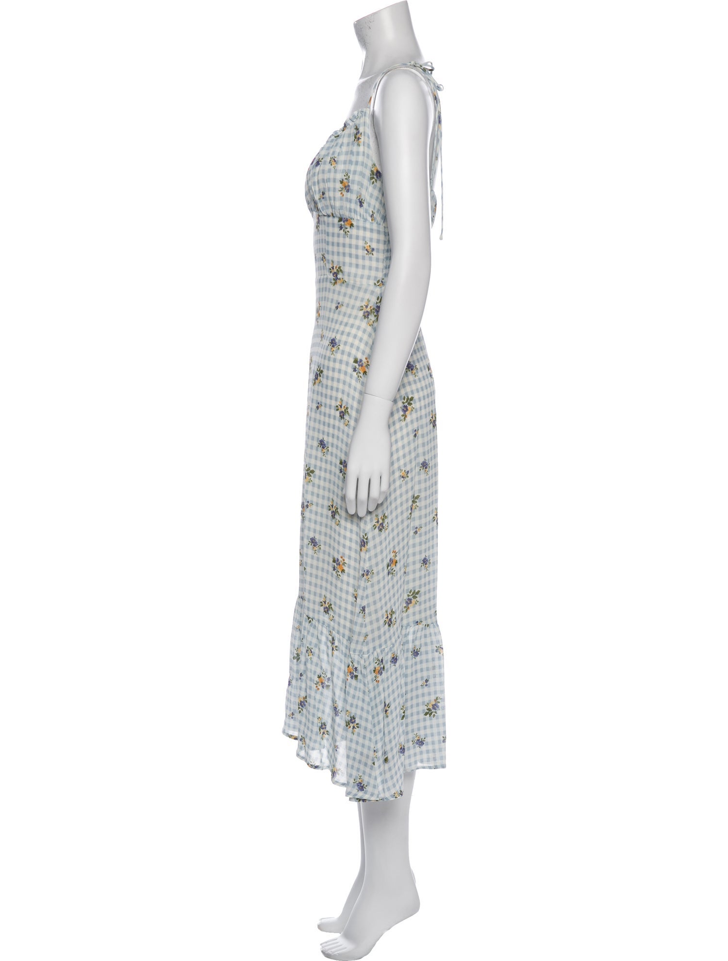 Reformation Printed Long Dress