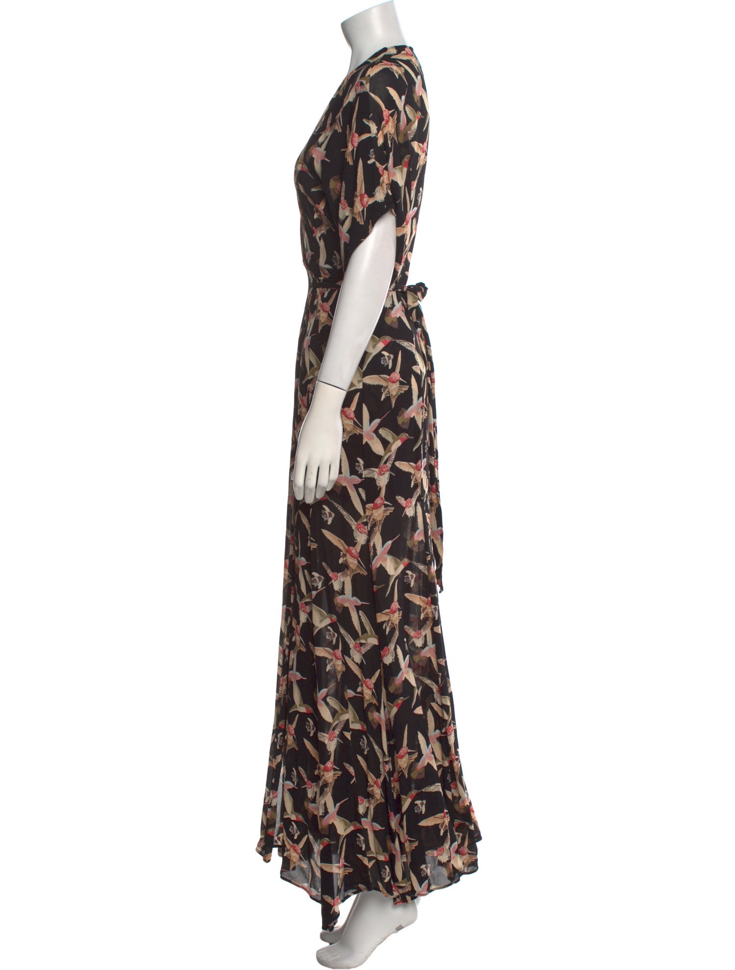 Reformation Printed Long Dress