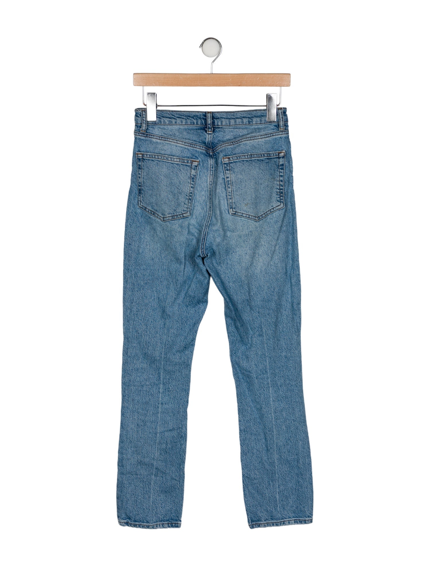 Reformation Mid-Rise Straight Leg Jeans