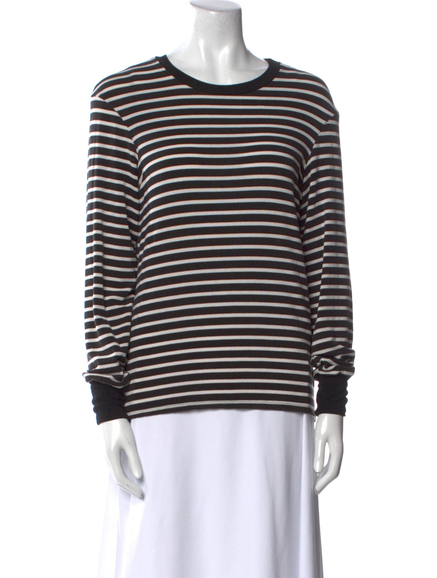Reformation Striped Crew Neck T-Shirt