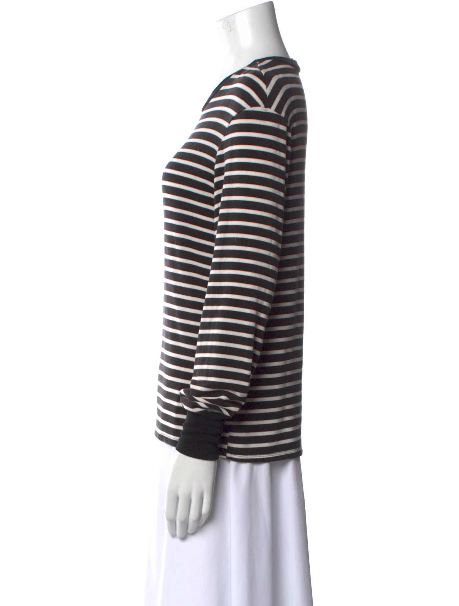 Reformation Striped Crew Neck T-Shirt