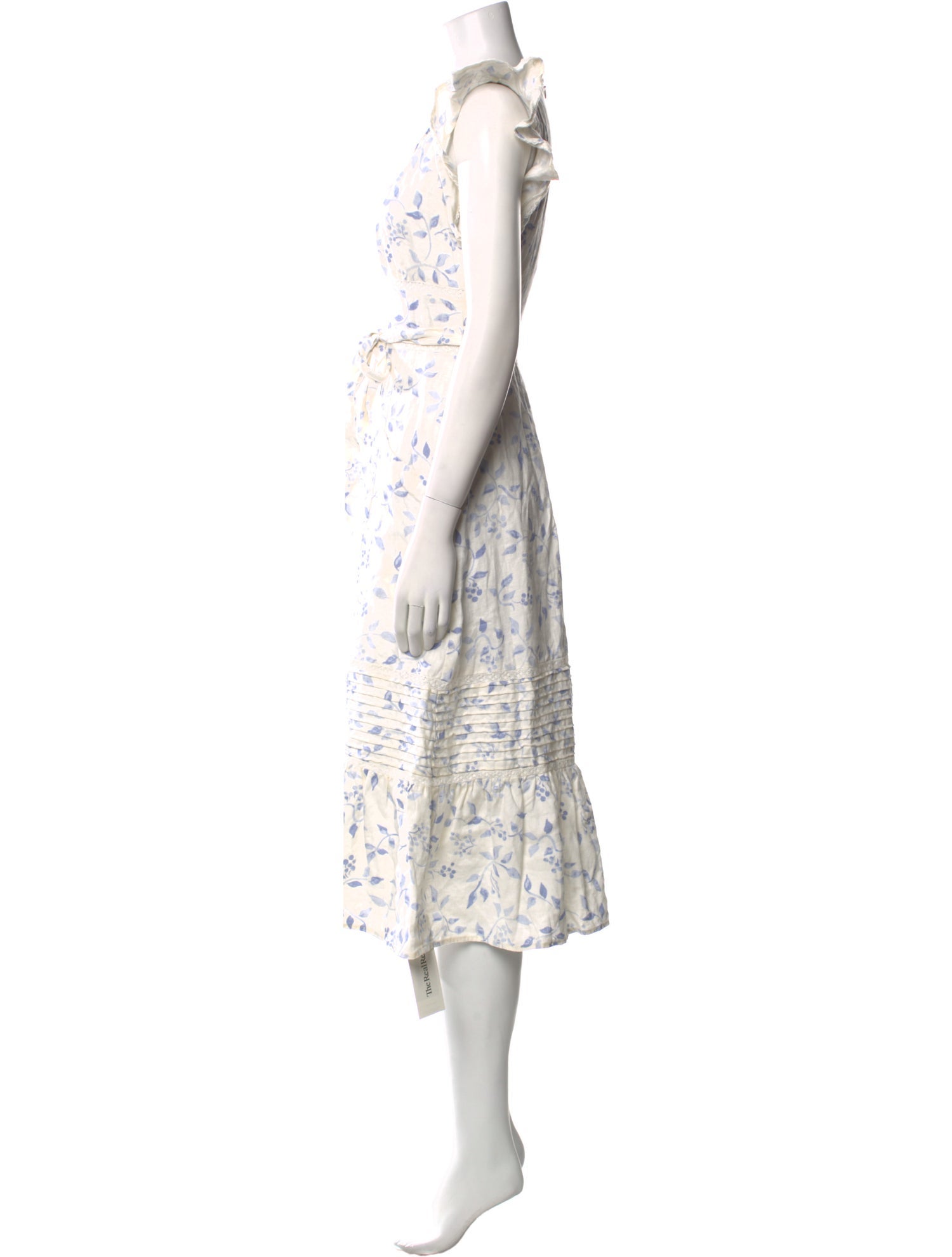 Reformation Linen Midi Length Dress