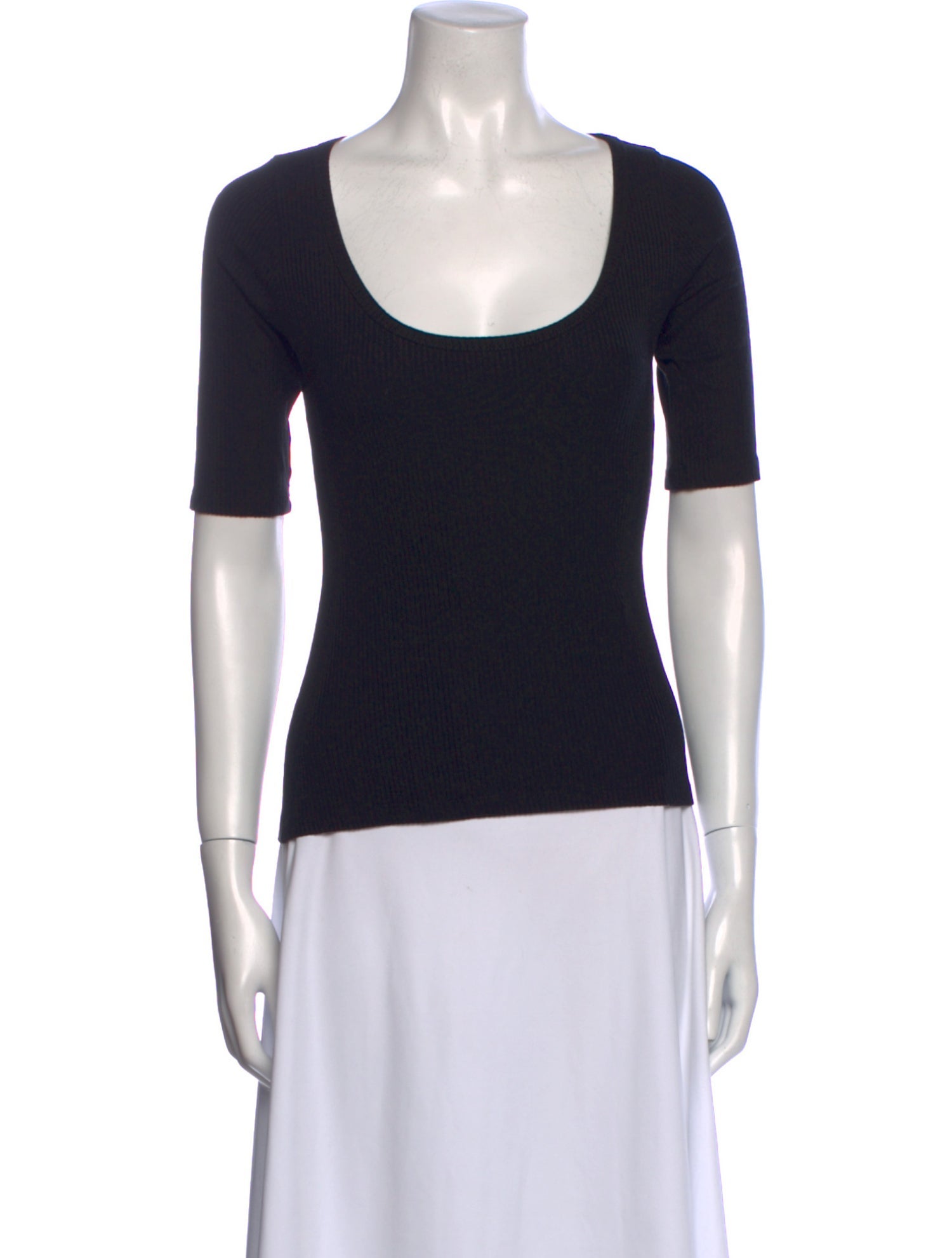 Reformation Scoop Neck Short Sleeve T-Shirt