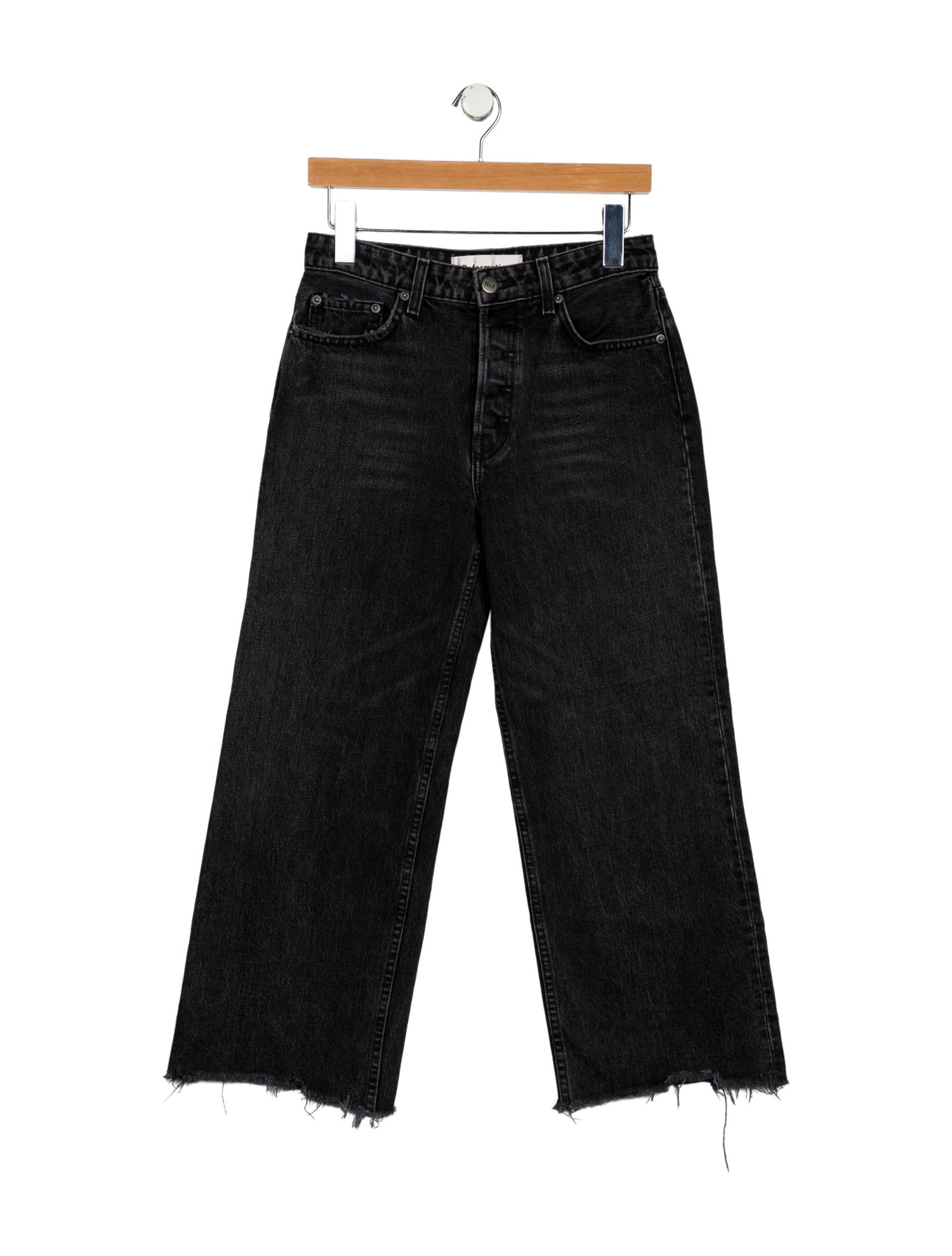 Reformation Mid-Rise Wide Leg Jeans