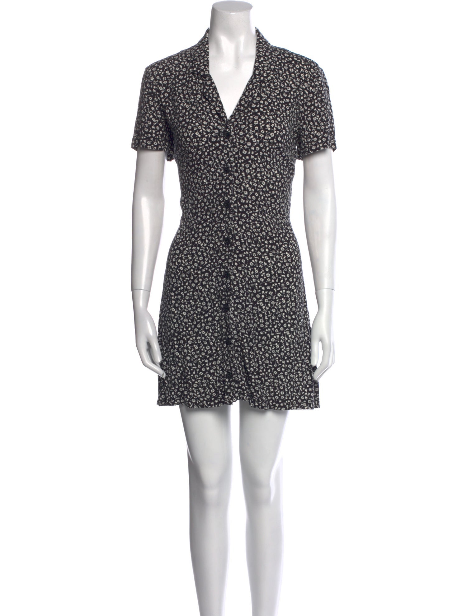 Reformation Floral Print Mini Dress