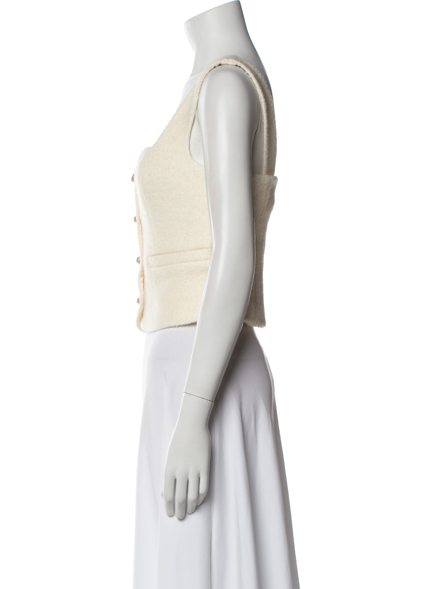 Reformation Square Neckline Sleeveless Crop Top