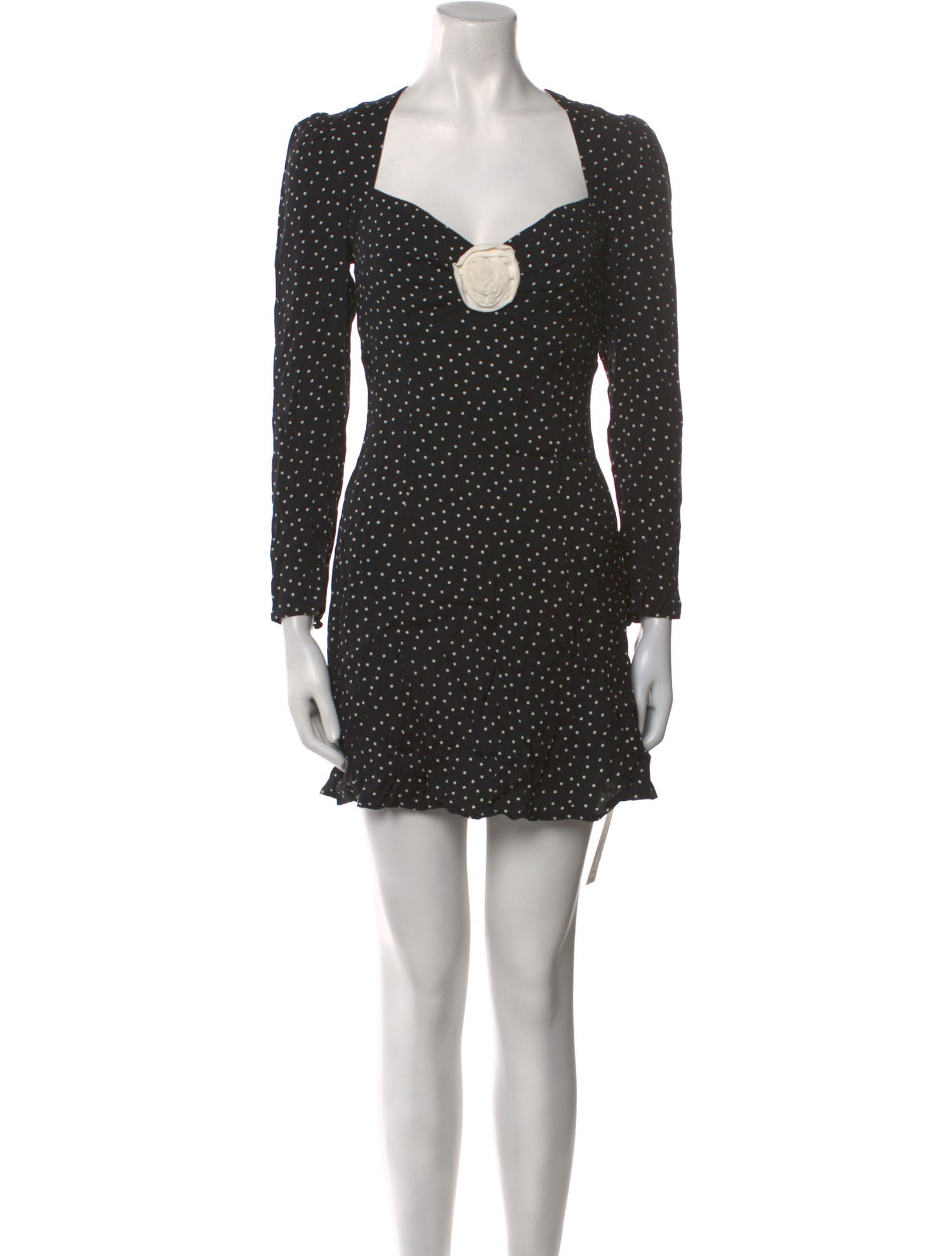 Reformation Polka Dot Print Mini Dress w/ Tags