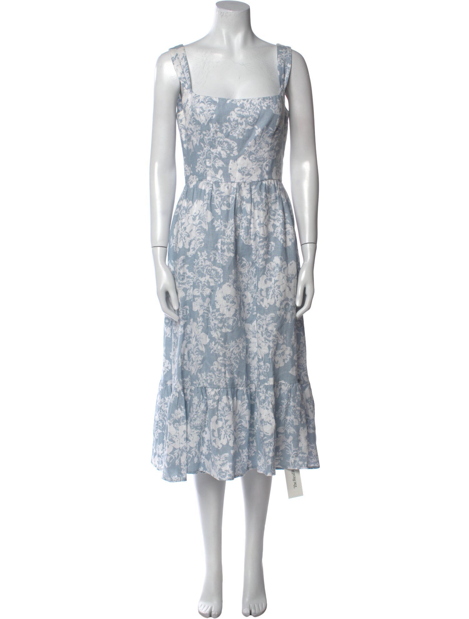 Reformation Linen Midi Length Dress