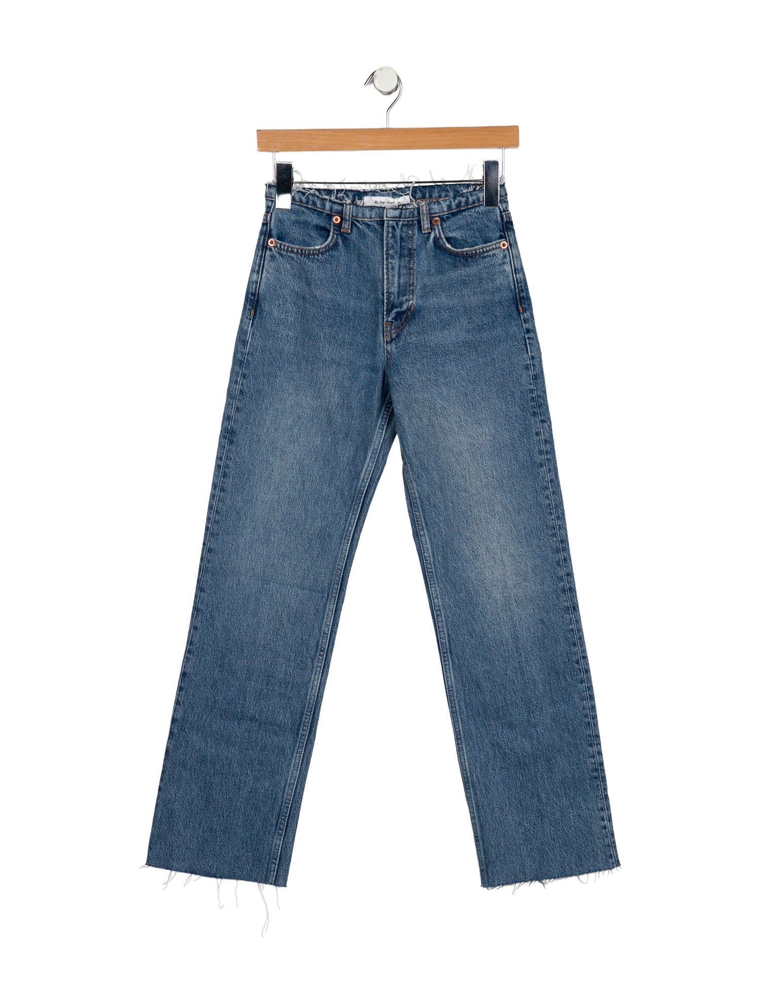 Reformation Mid-Rise Straight Leg Jeans w/ Tags