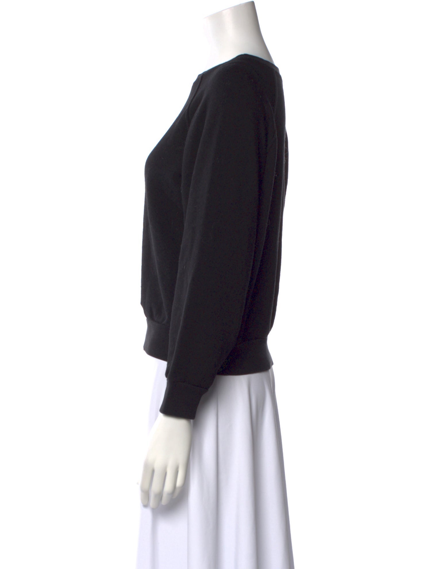 Reformation Bateau Neckline Long Sleeve Sweatshirt