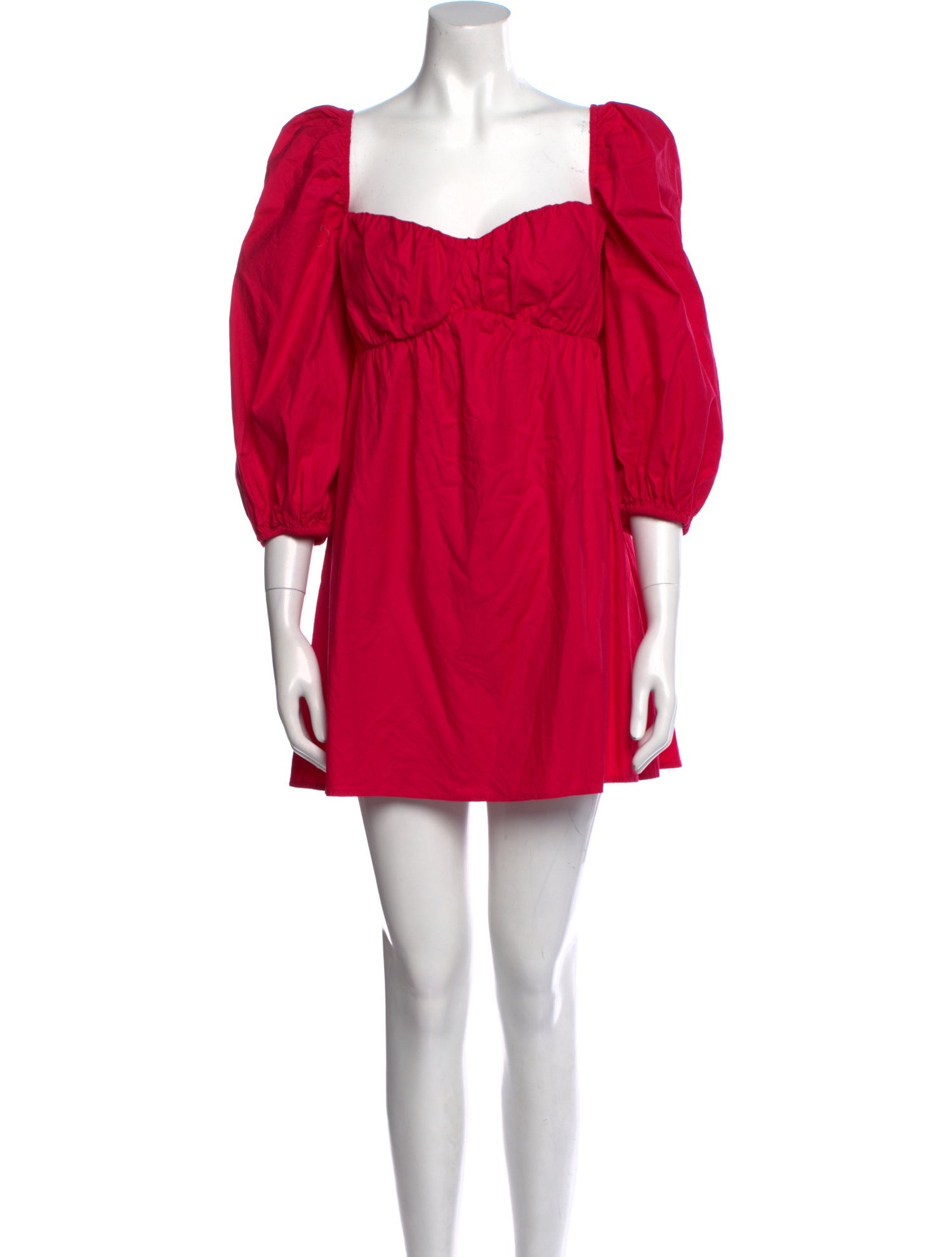 Reformation Square Neckline Mini Dress