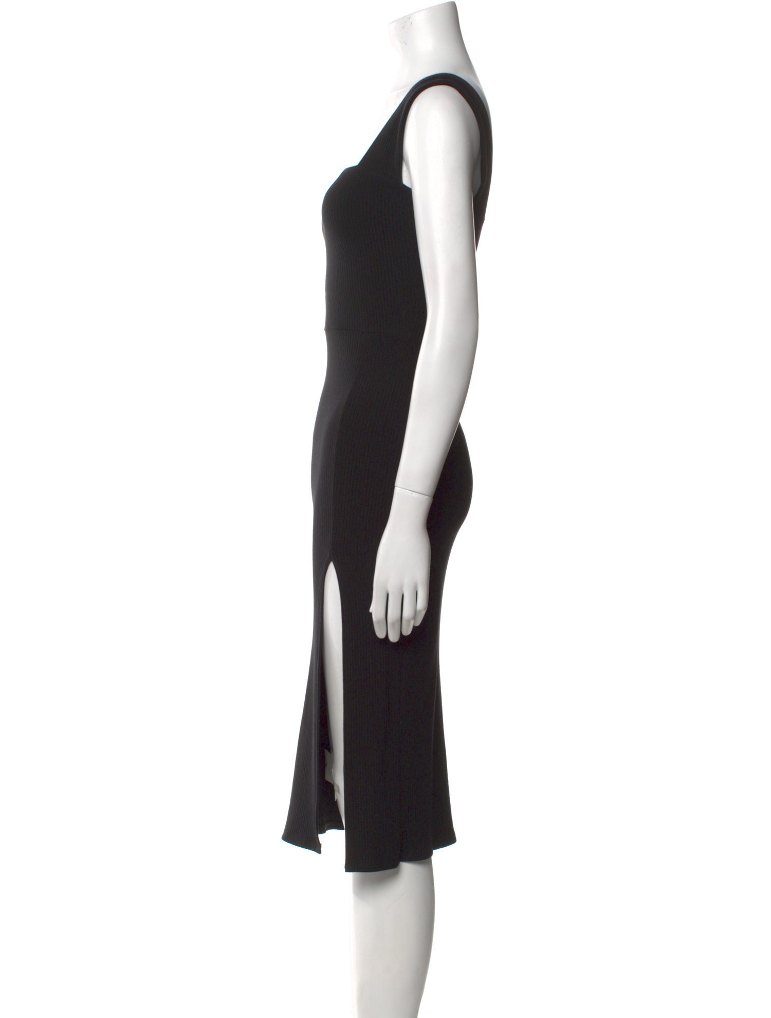 Reformation Square Neckline Knee-Length Dress