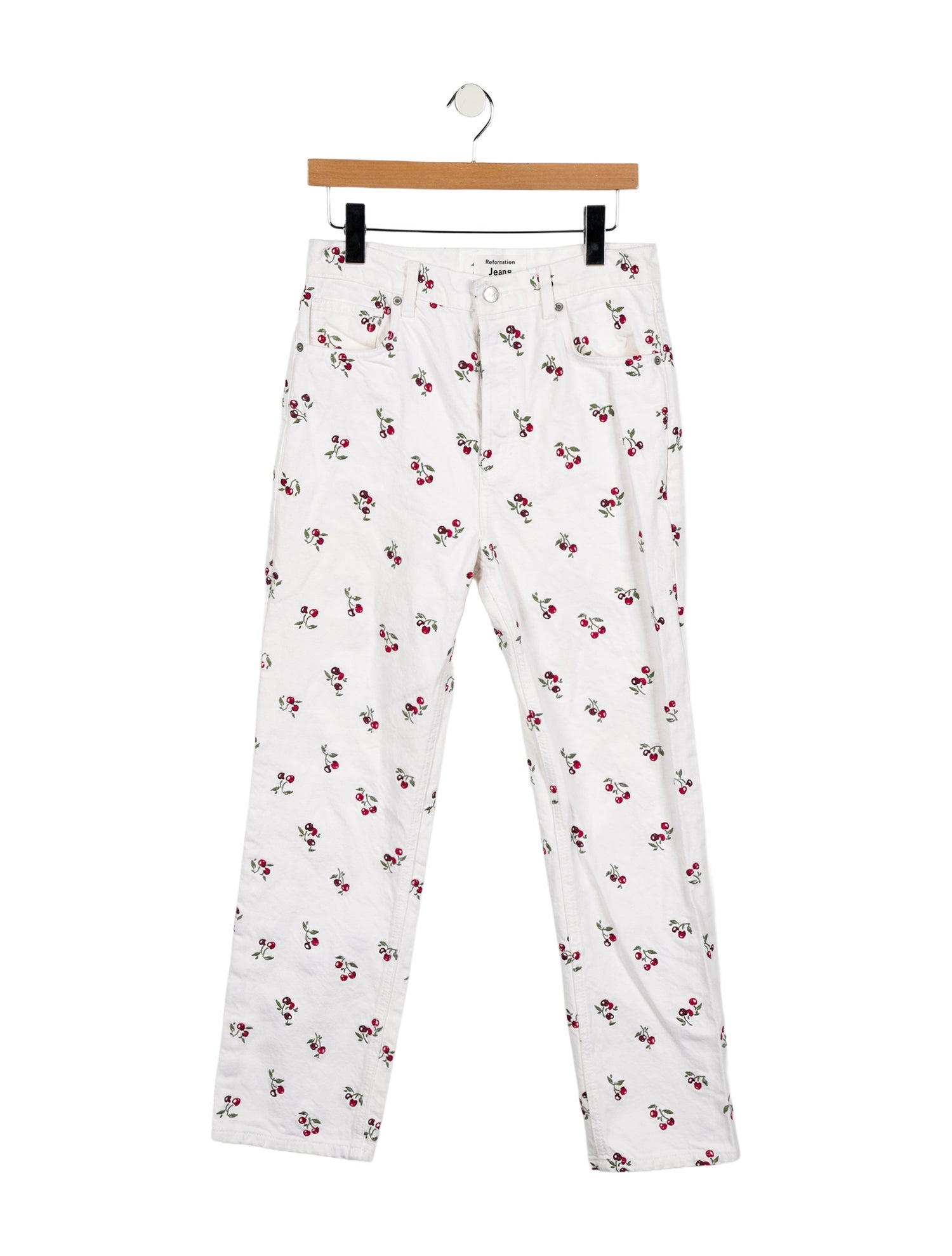 Reformation High-Rise Straight Leg Jeans