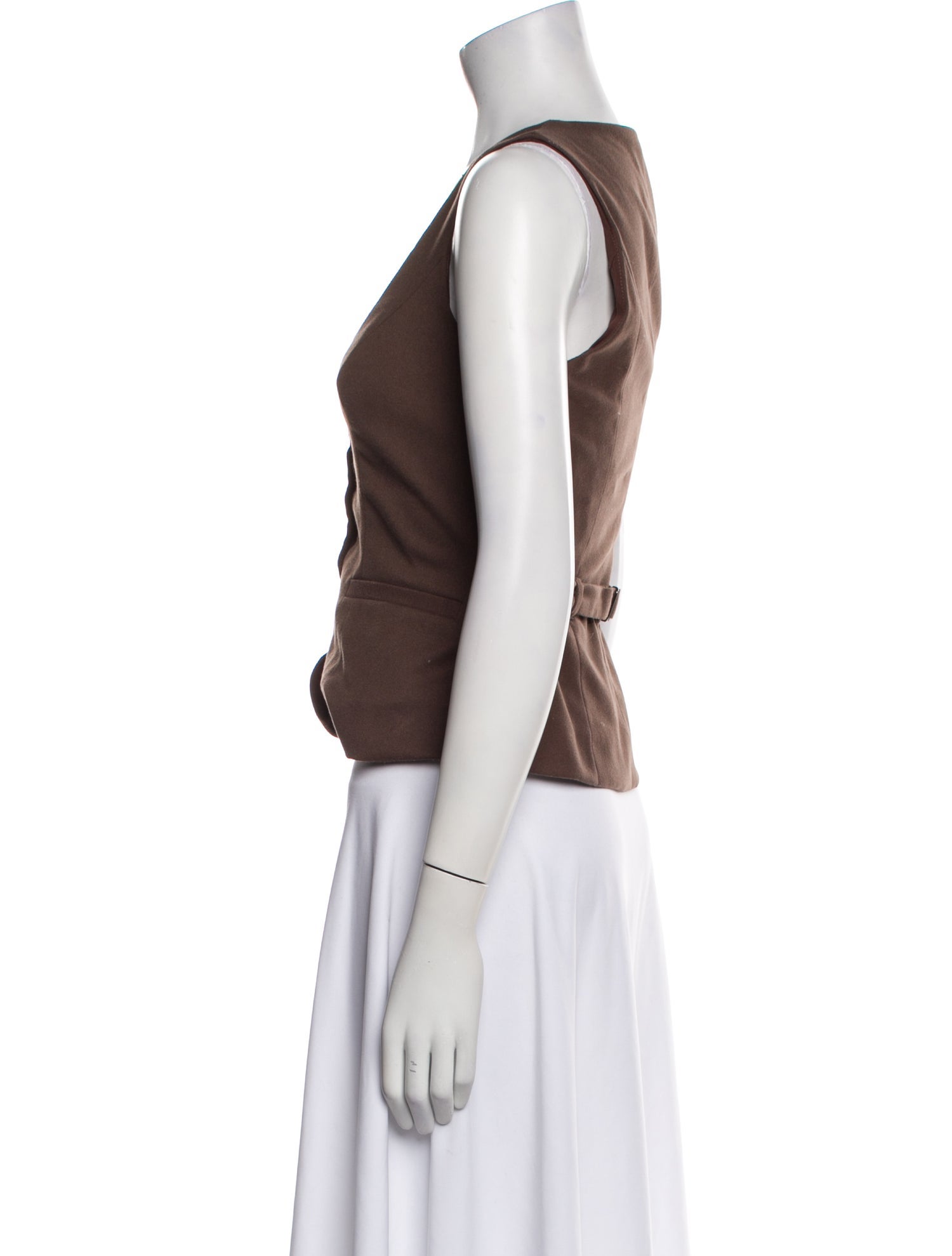 Reformation Scoop Neck Sleeveless Crop Top