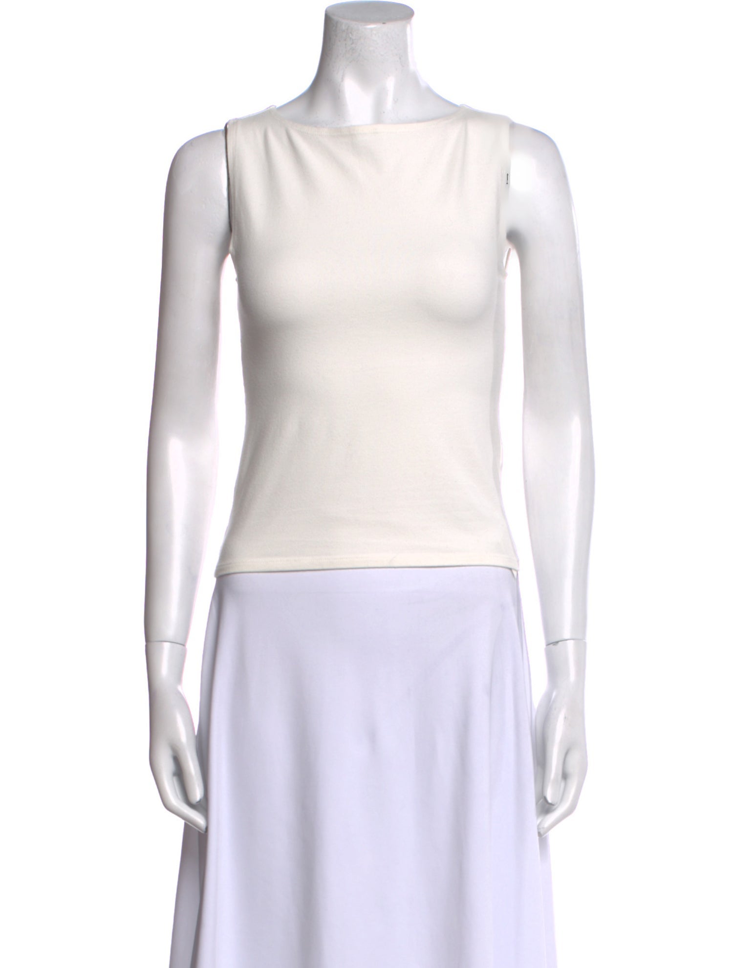 Reformation Bateau Neckline Sleeveless Top