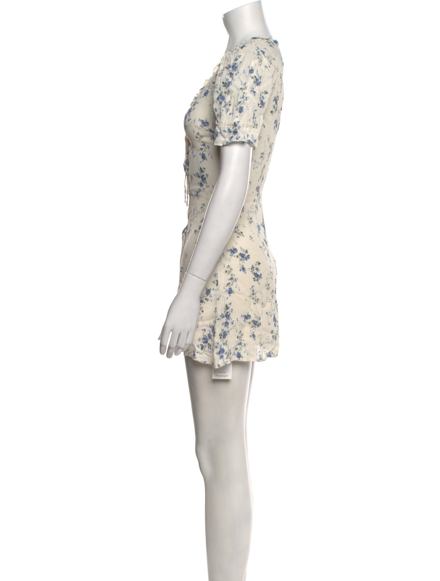 Reformation Floral Print Mini Dress