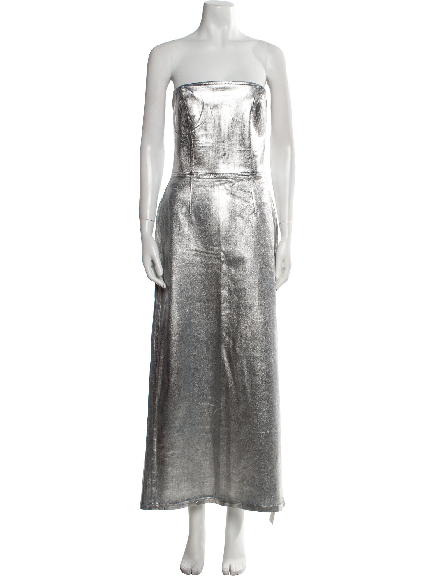 Reformation Strapless Long Dress