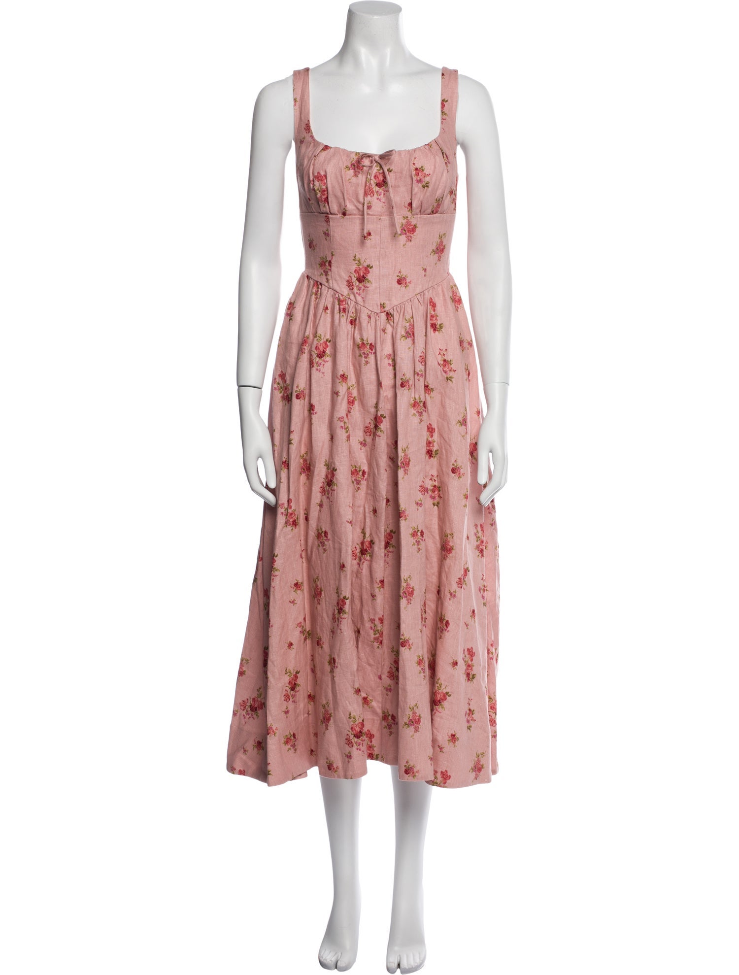 Reformation Linen Long Dress