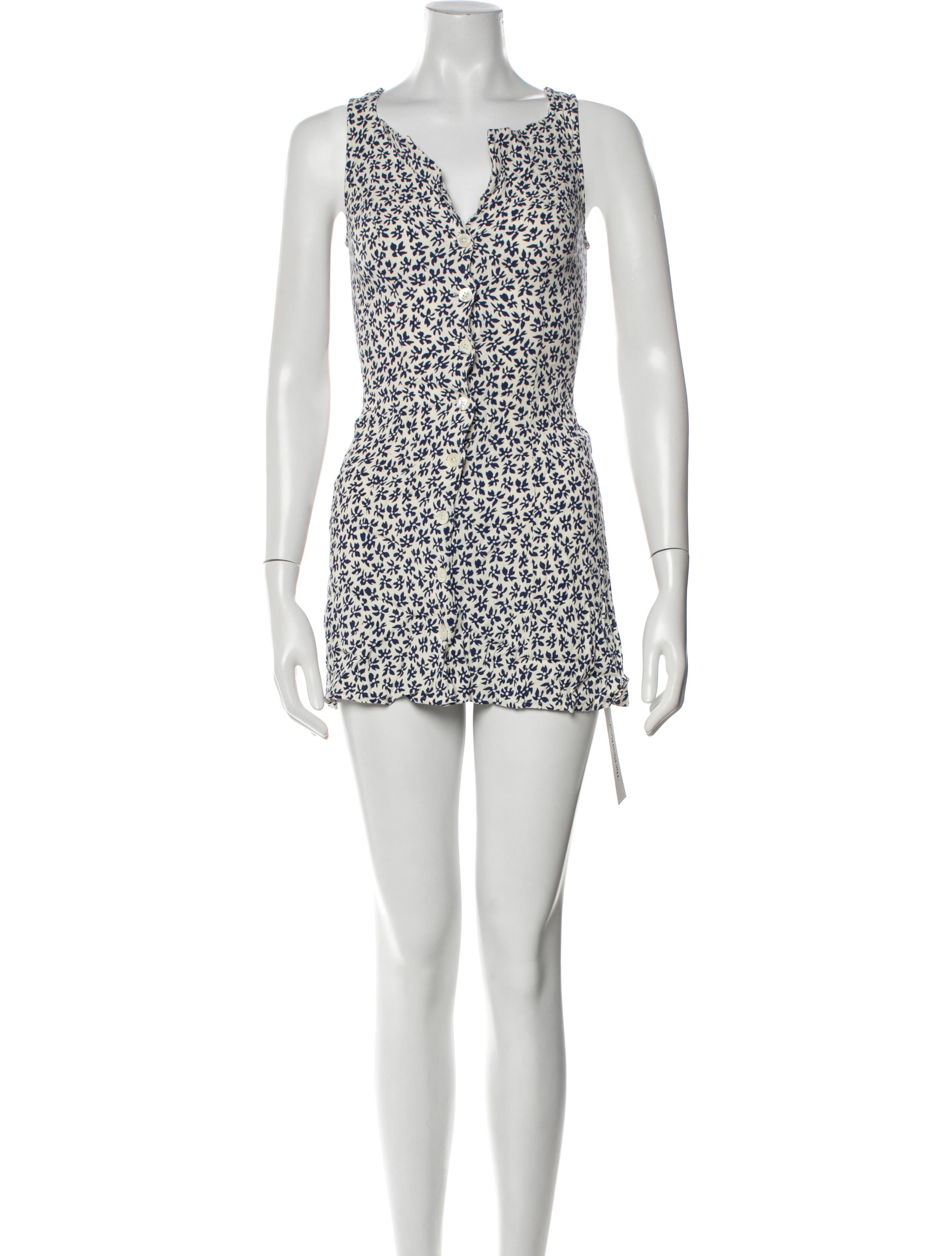 Reformation Floral Print Mini Dress