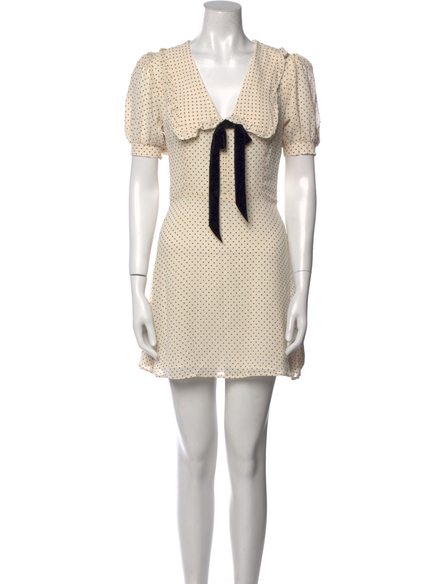 Reformation Polka Dot Print Mini Dress w/ Tags