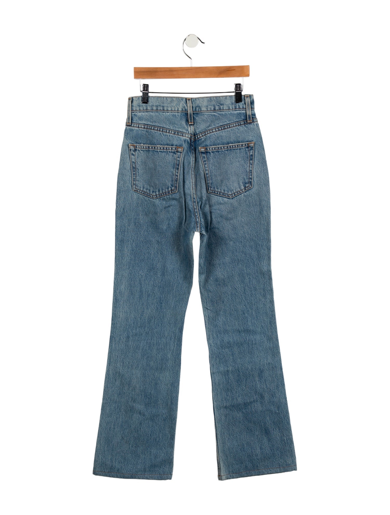 Reformation Mid-Rise Wide Leg Jeans
