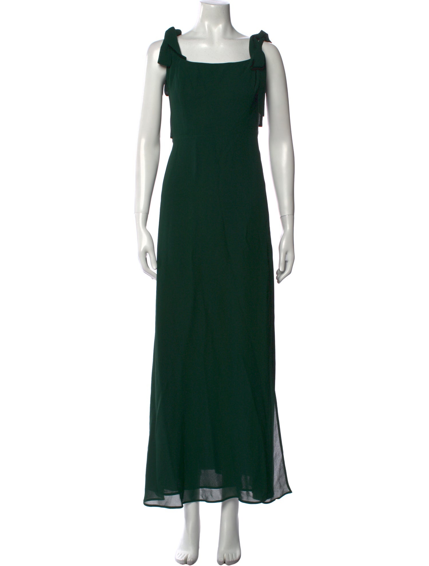 Reformation Square Neckline Long Dress