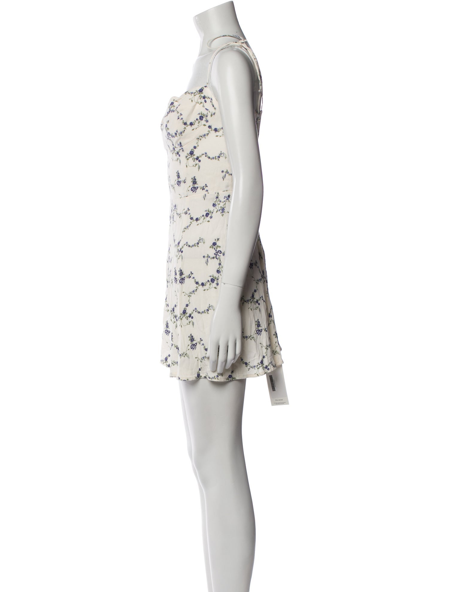 Reformation Floral Print Mini Dress