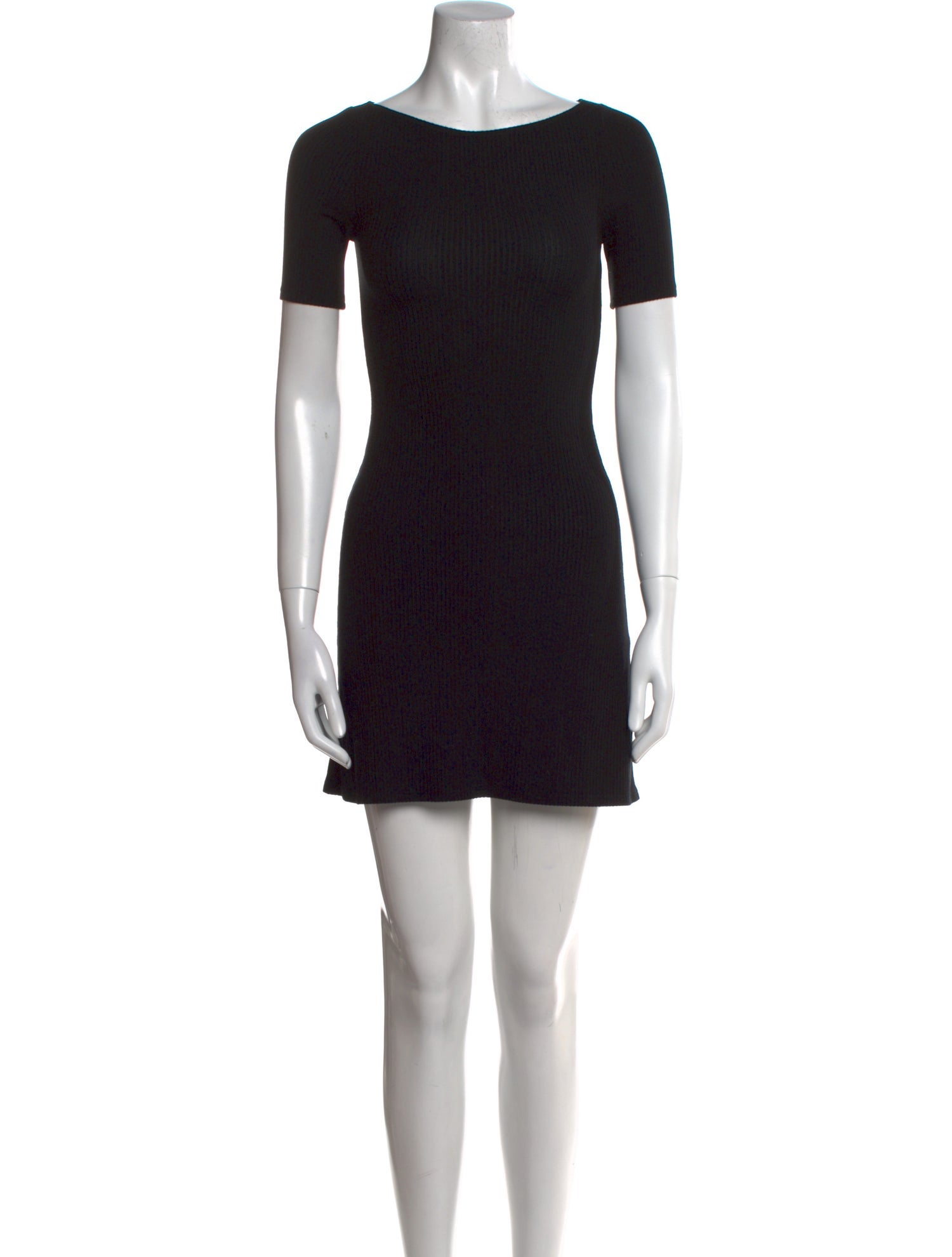 Reformation Bateau Neckline Mini Dress