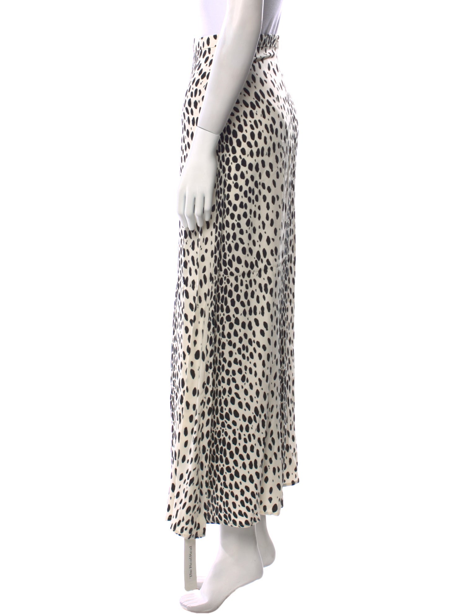 Reformation Animal Print Midi Length Skirt