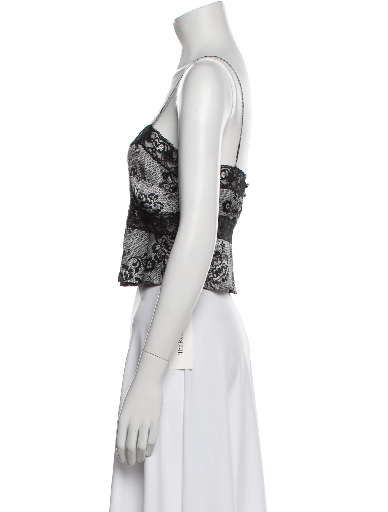 Reformation Silk Paisley Print Crop Top