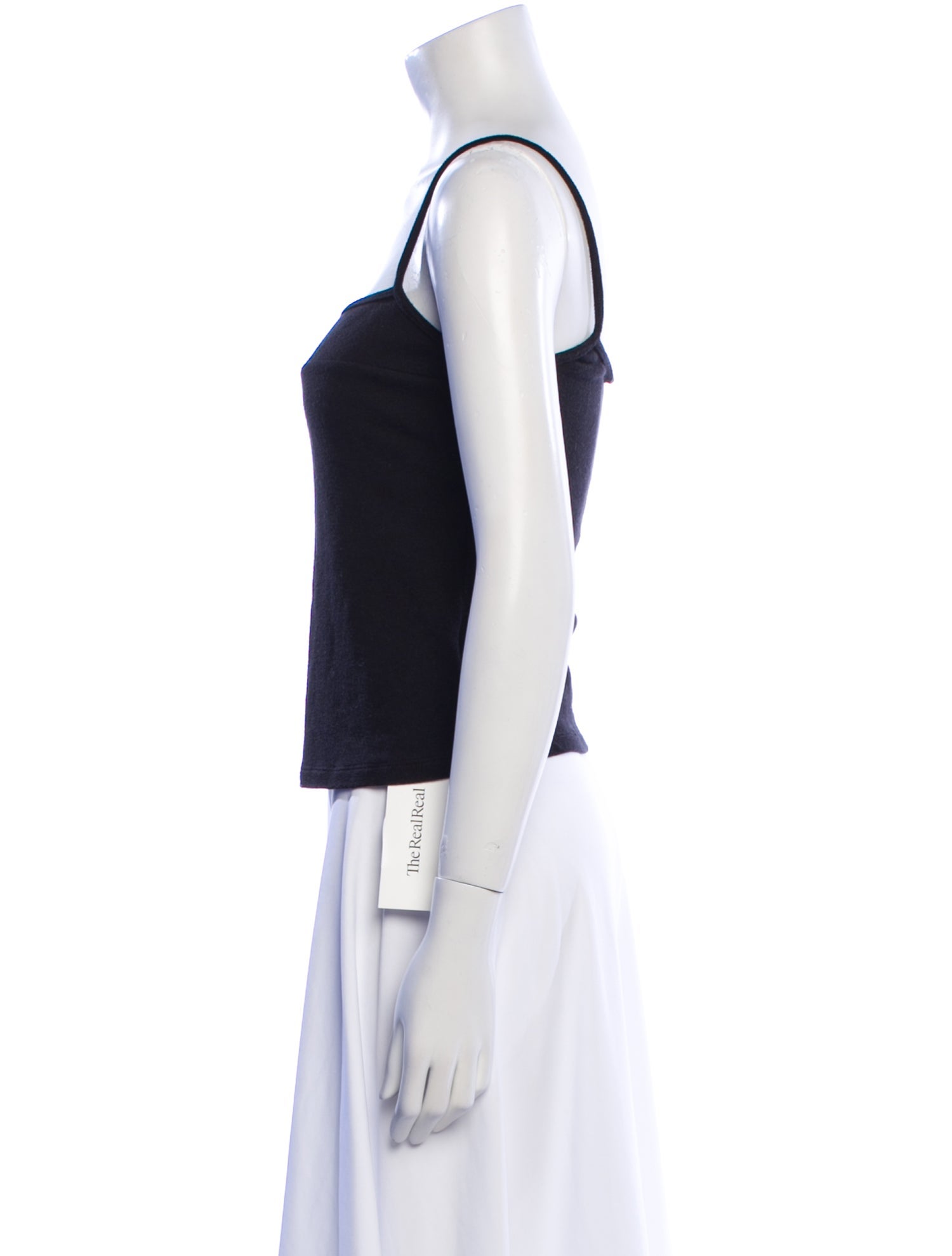 Reformation Square Neckline Sleeveless Crop Top