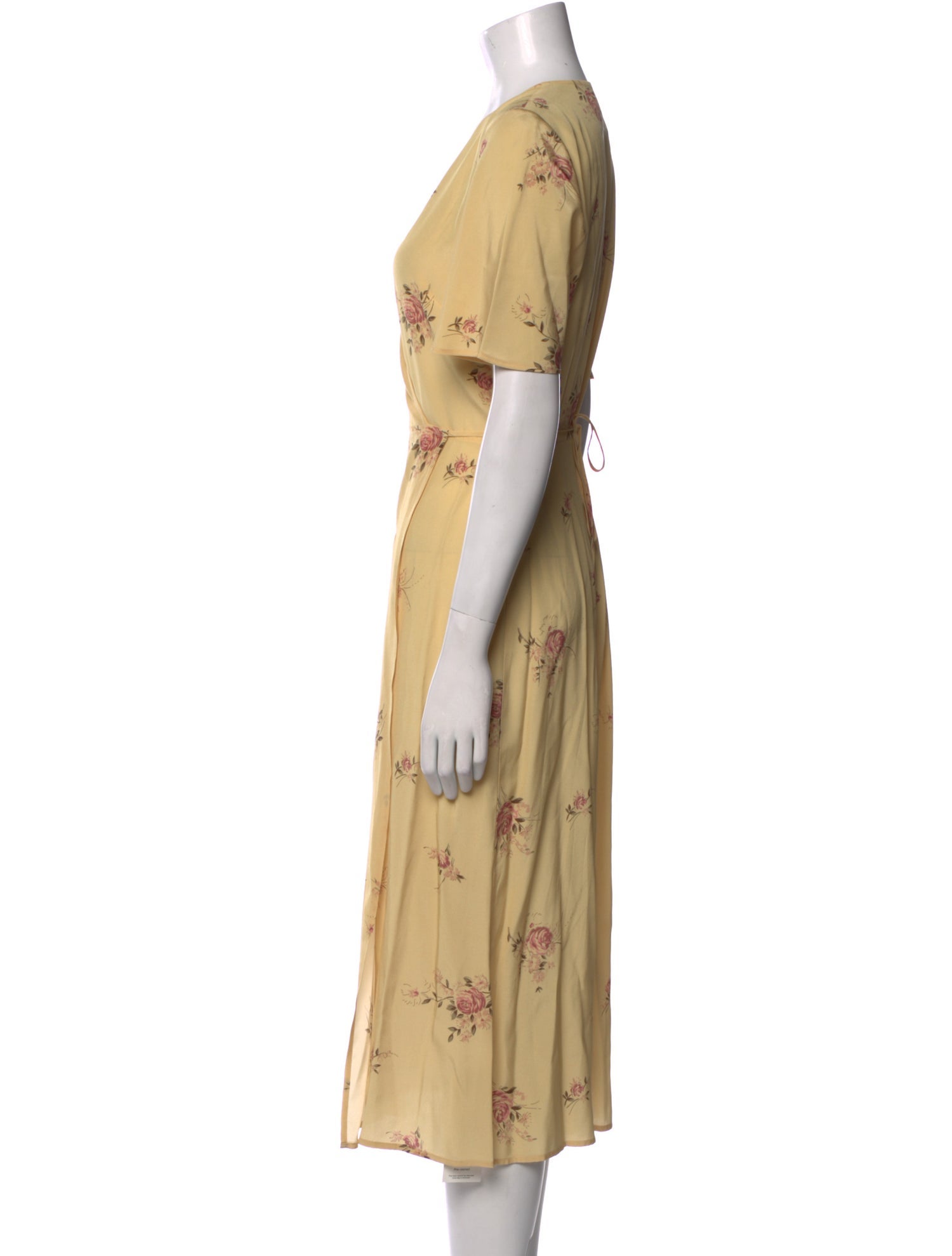 Reformation Silk Midi Length Dress