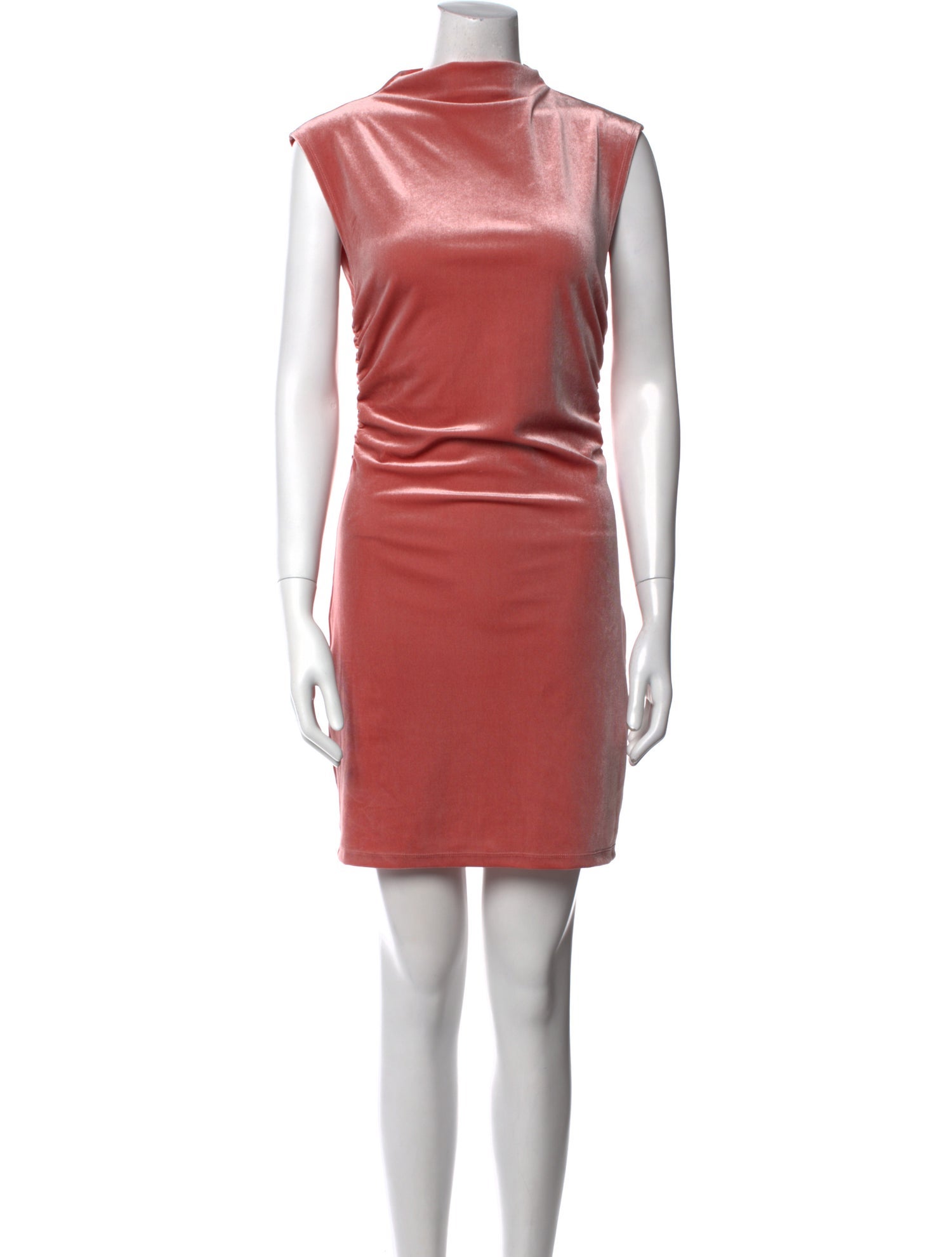 Reformation Mock Neck Mini Dress