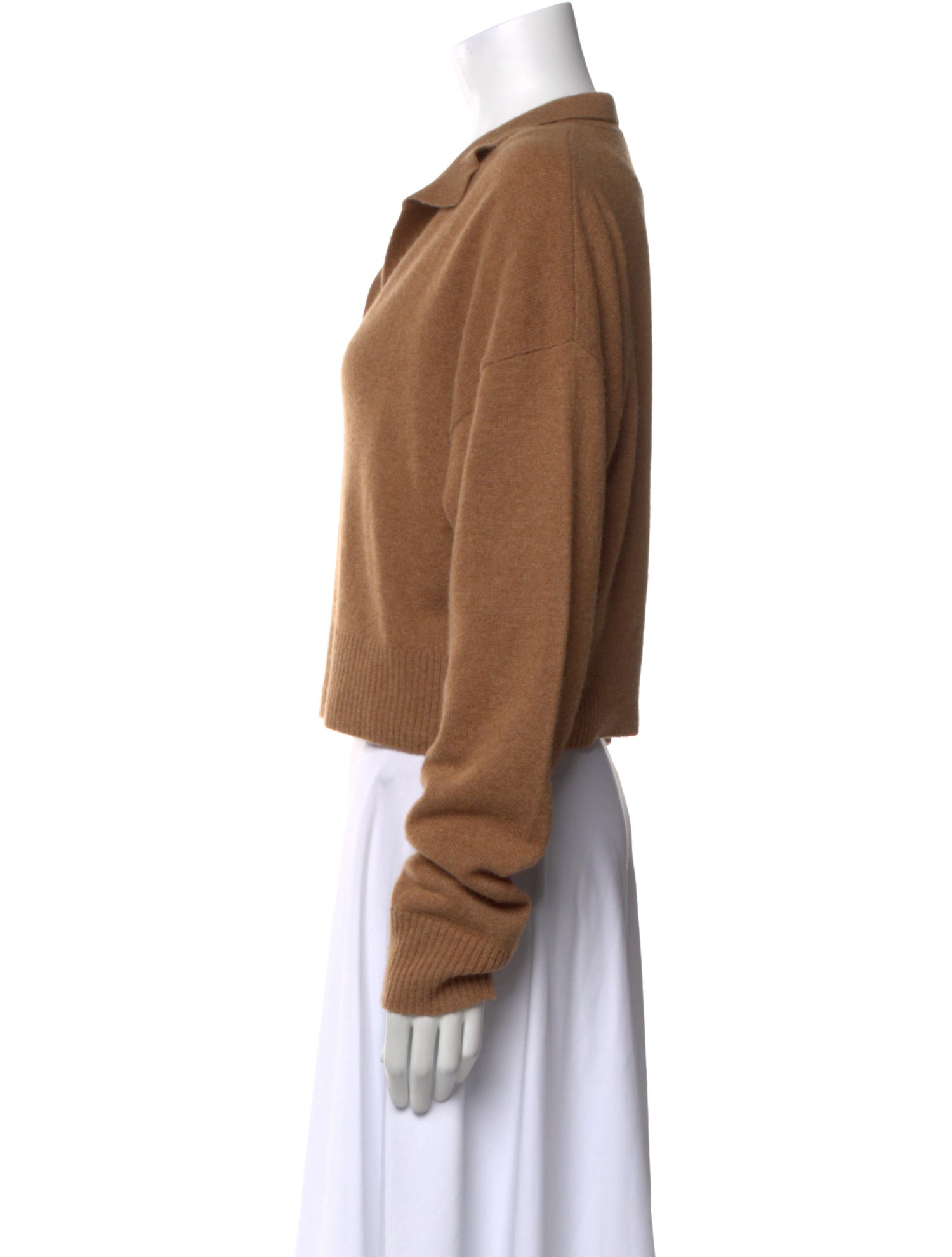 Reformation Cashmere V-Neck Sweatshirt