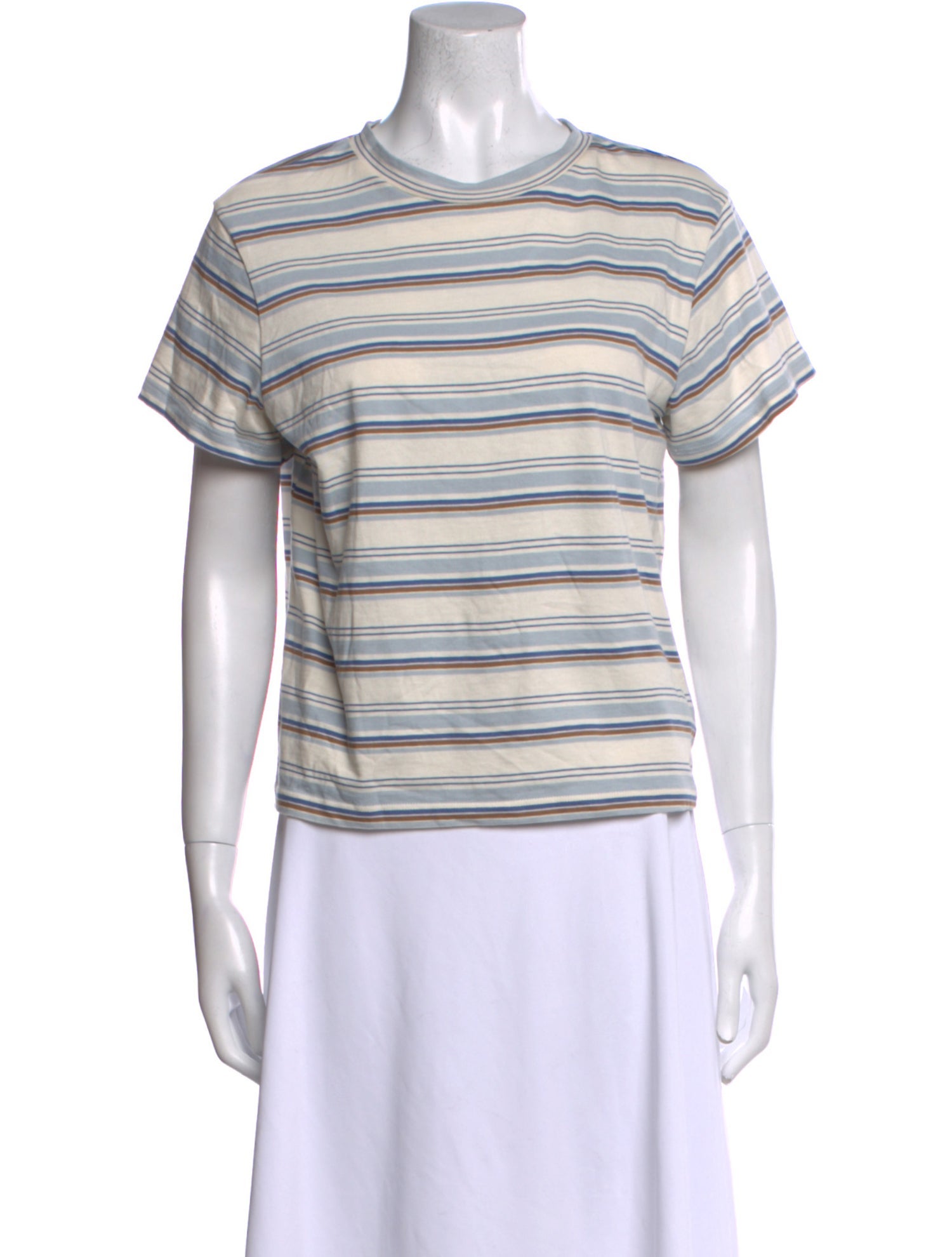 Reformation Striped Crew Neck T-Shirt