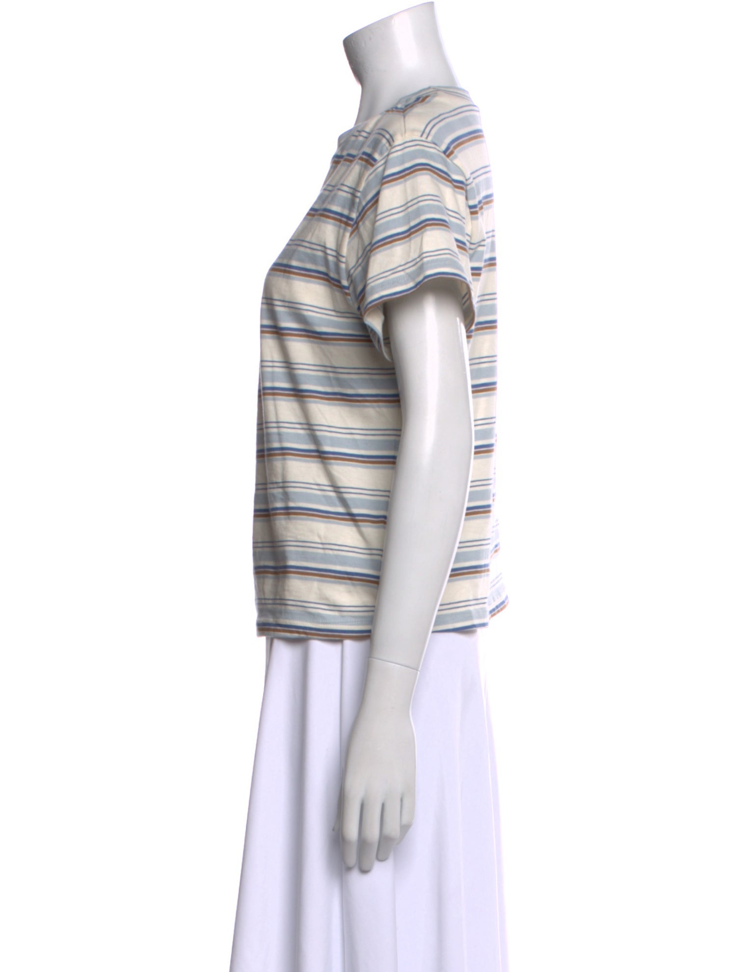 Reformation Striped Crew Neck T-Shirt