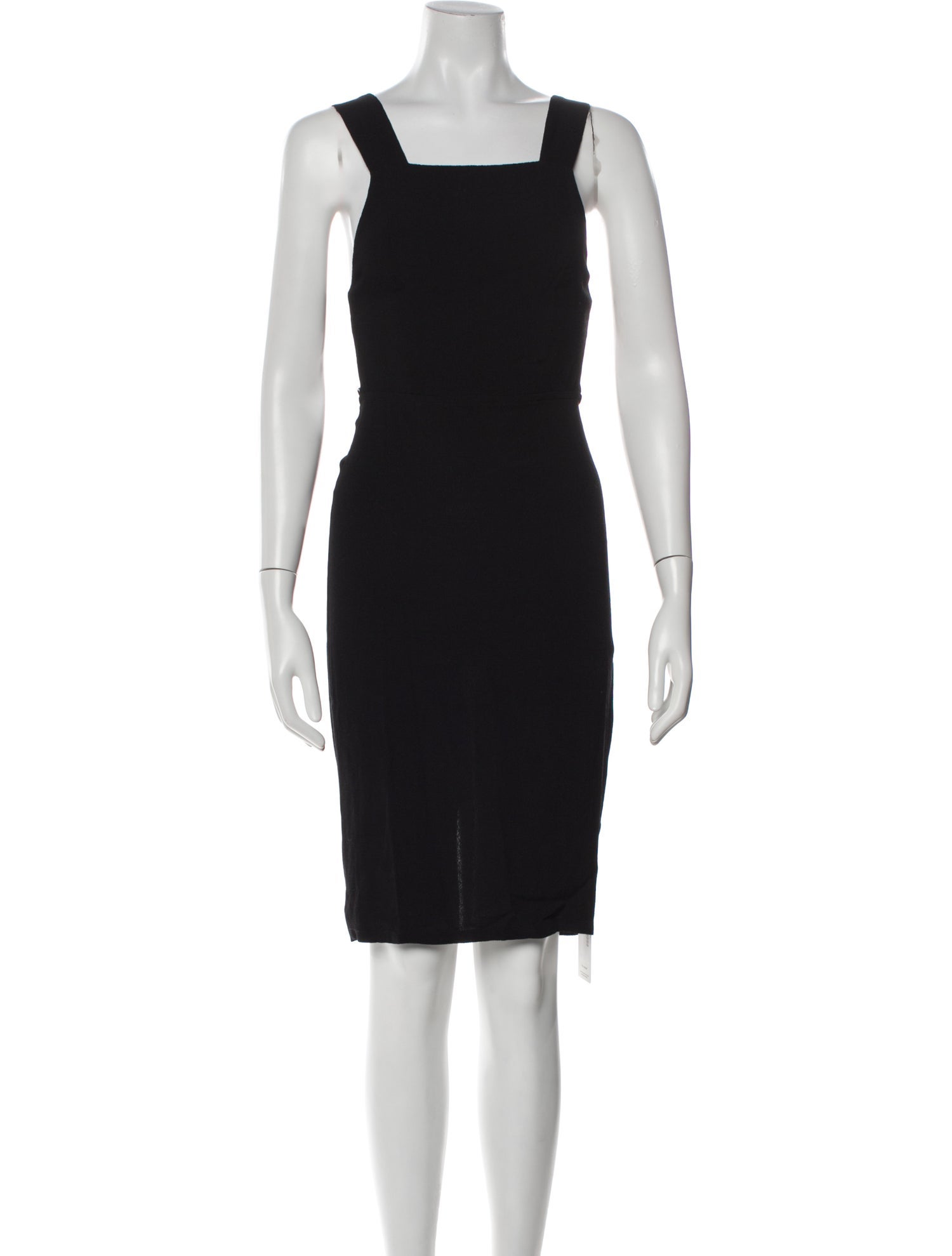 Reformation Square Neckline Knee-Length Dress