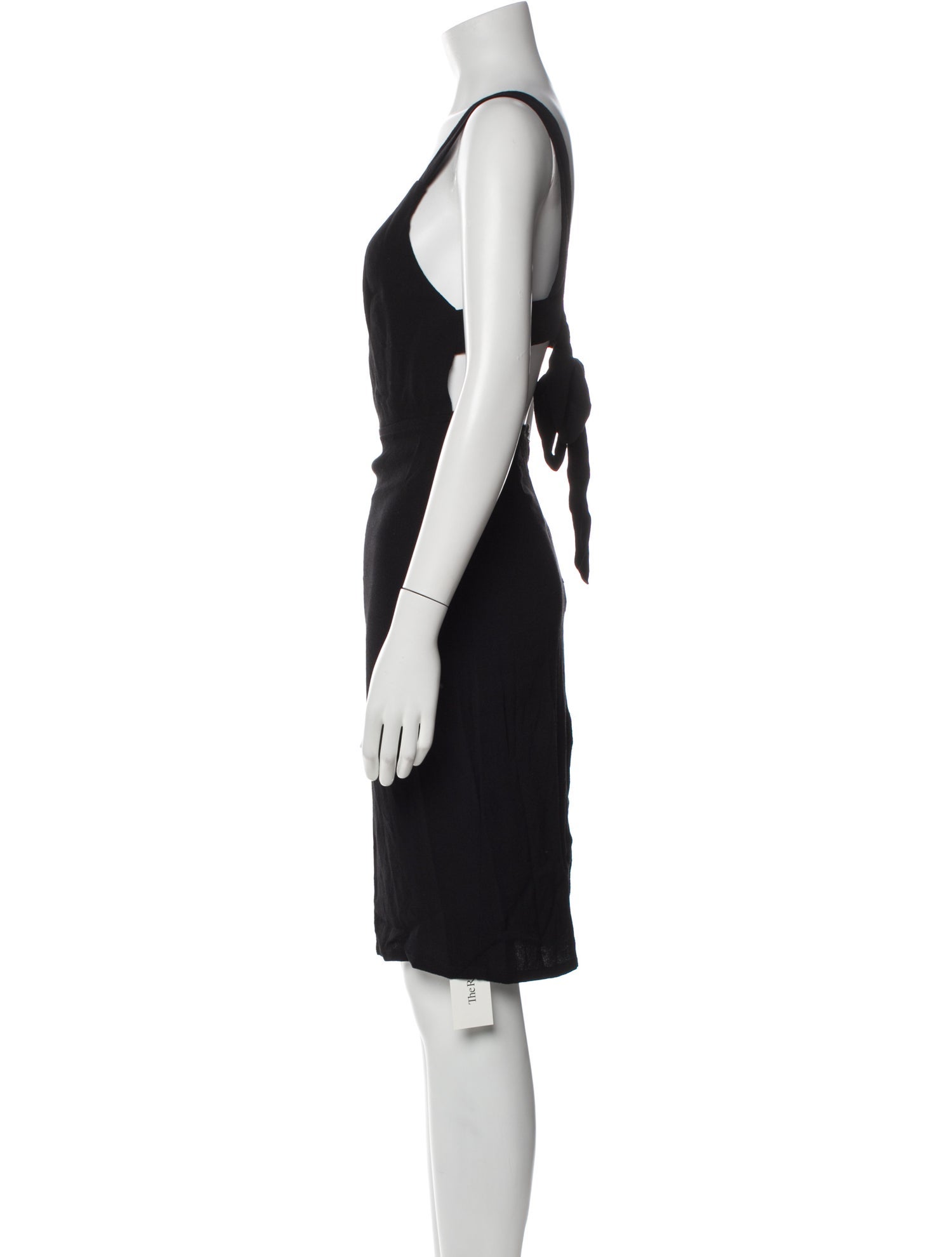 Reformation Square Neckline Knee-Length Dress
