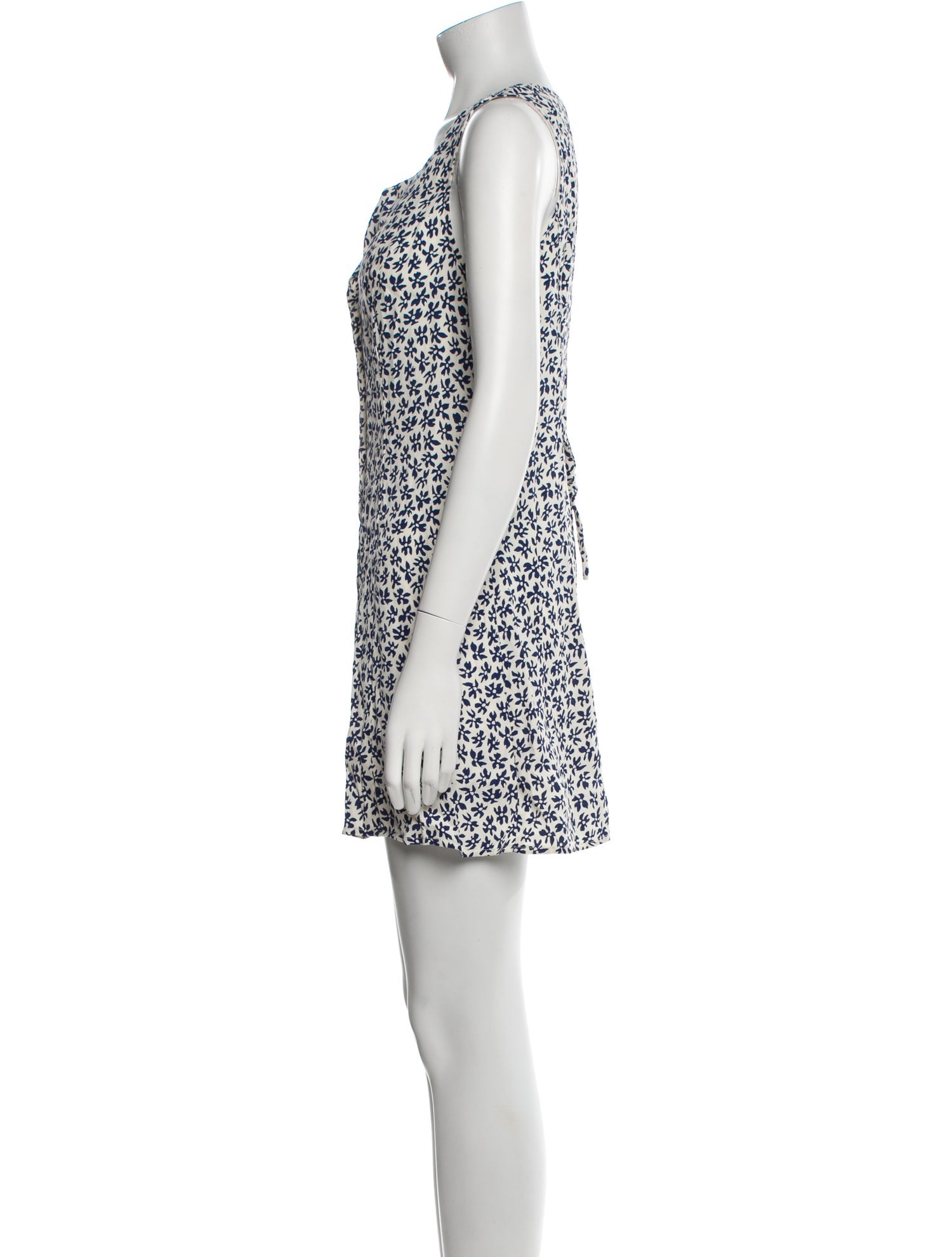 Reformation Floral Print Mini Dress