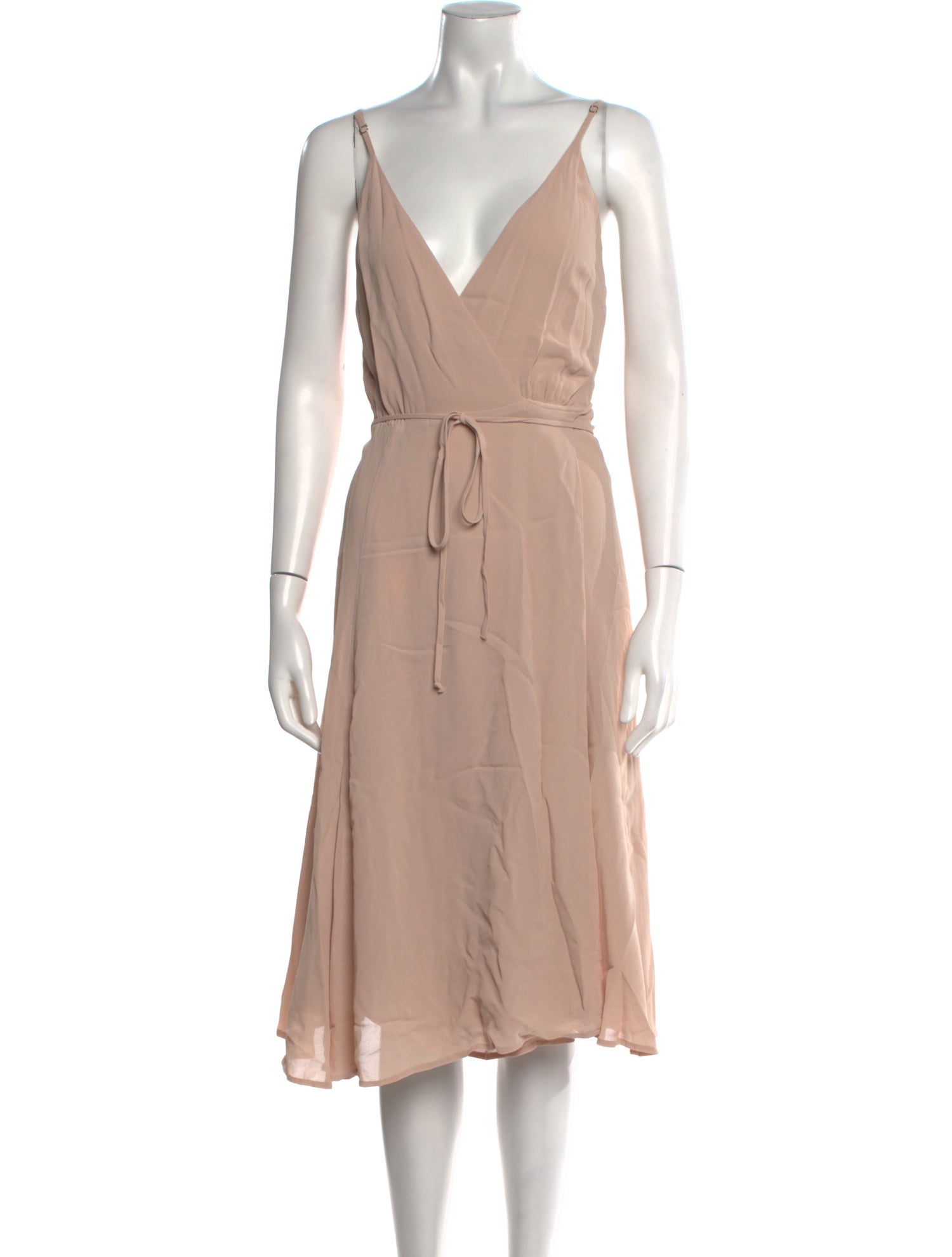 Reformation V-Neck Midi Length Dress