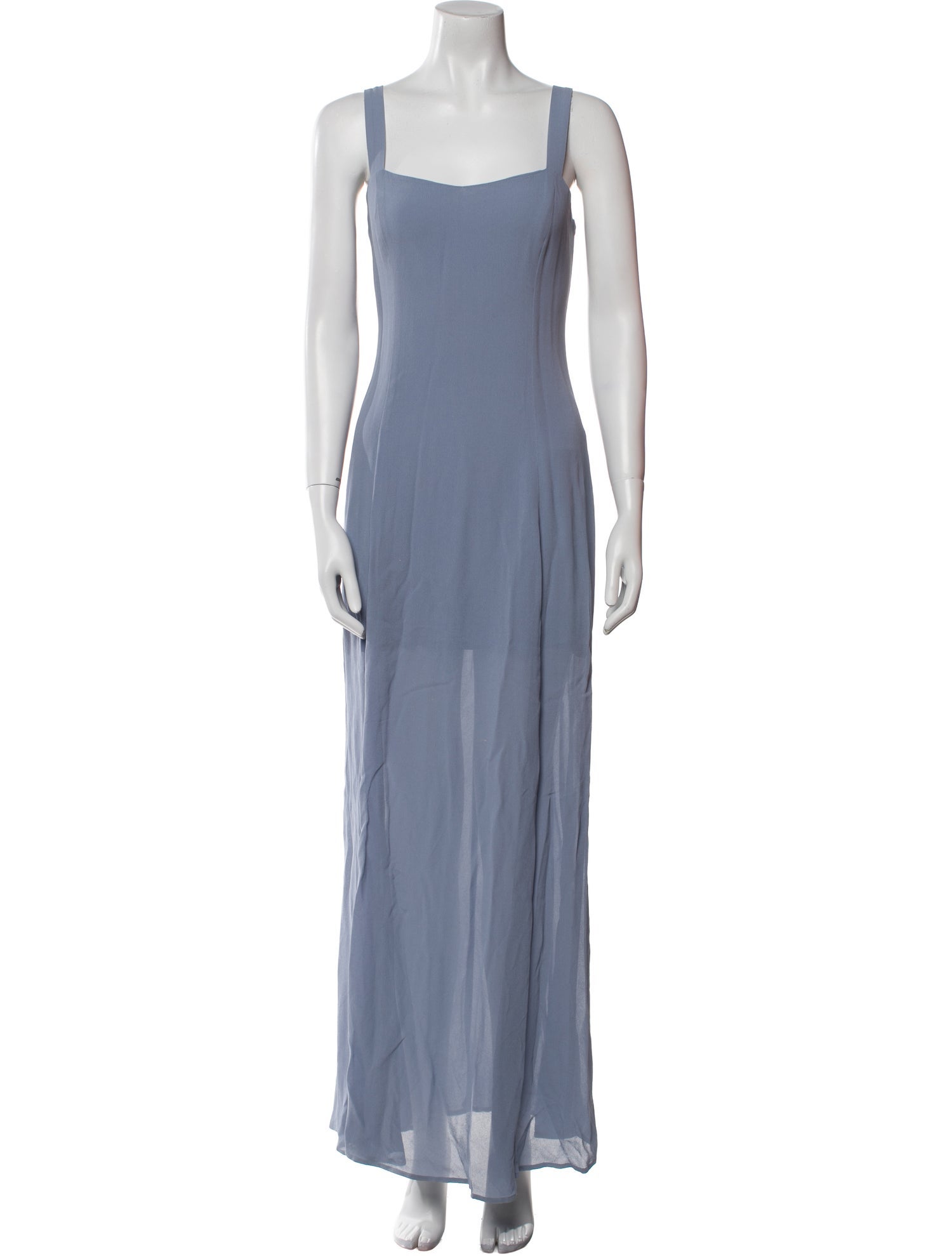 Reformation Square Neckline Long Dress