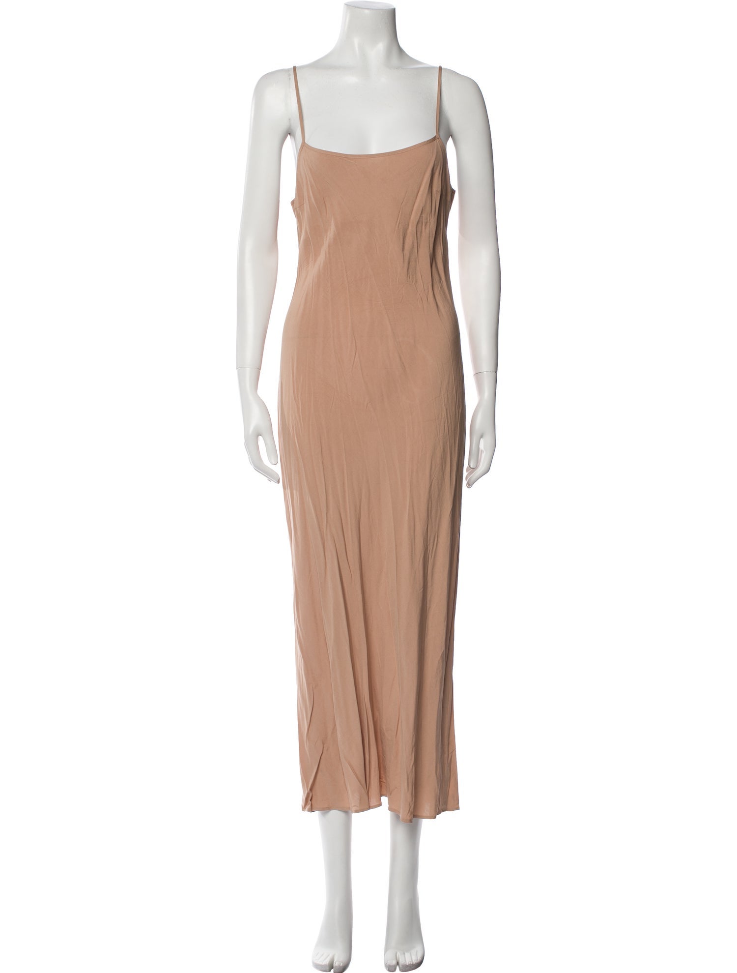 Reformation Square Neckline Midi Length Dress