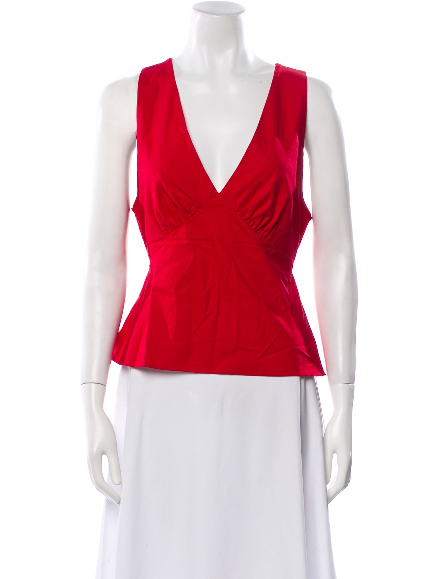 Reformation V-Neck Sleeveless Top