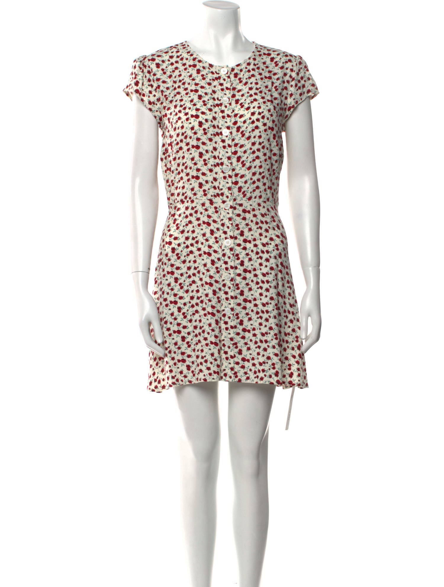 Reformation Floral Print Mini Dress