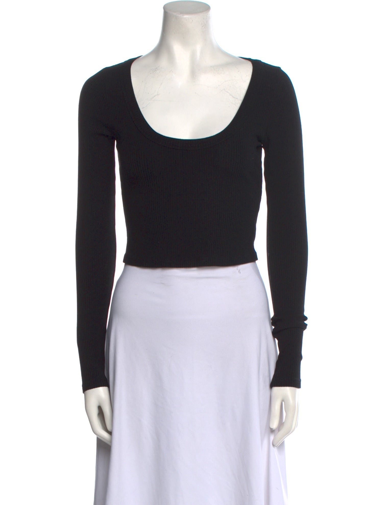 Reformation Scoop Neck Long Sleeve Bodysuit