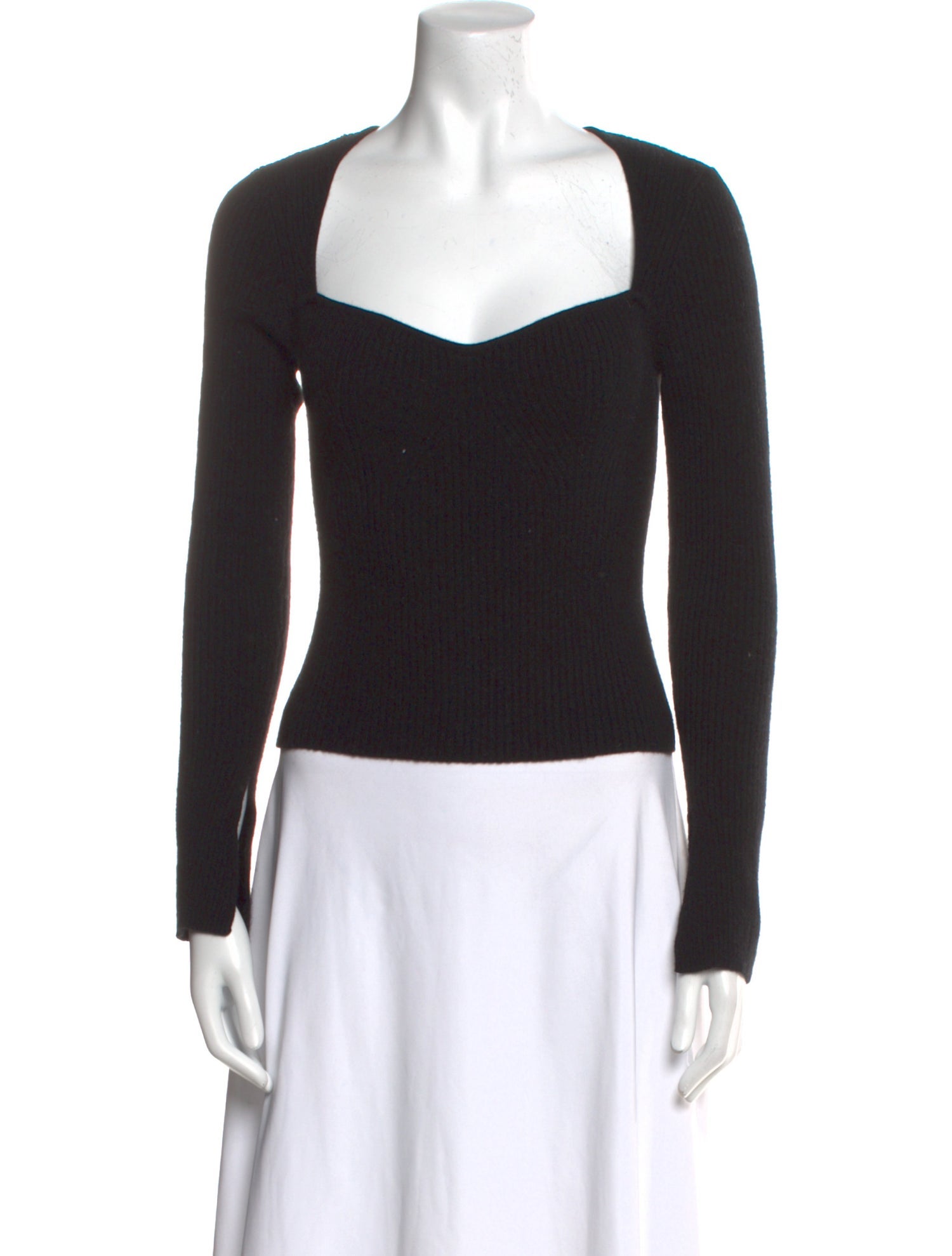 Reformation Cashmere Square Neckline Sweater