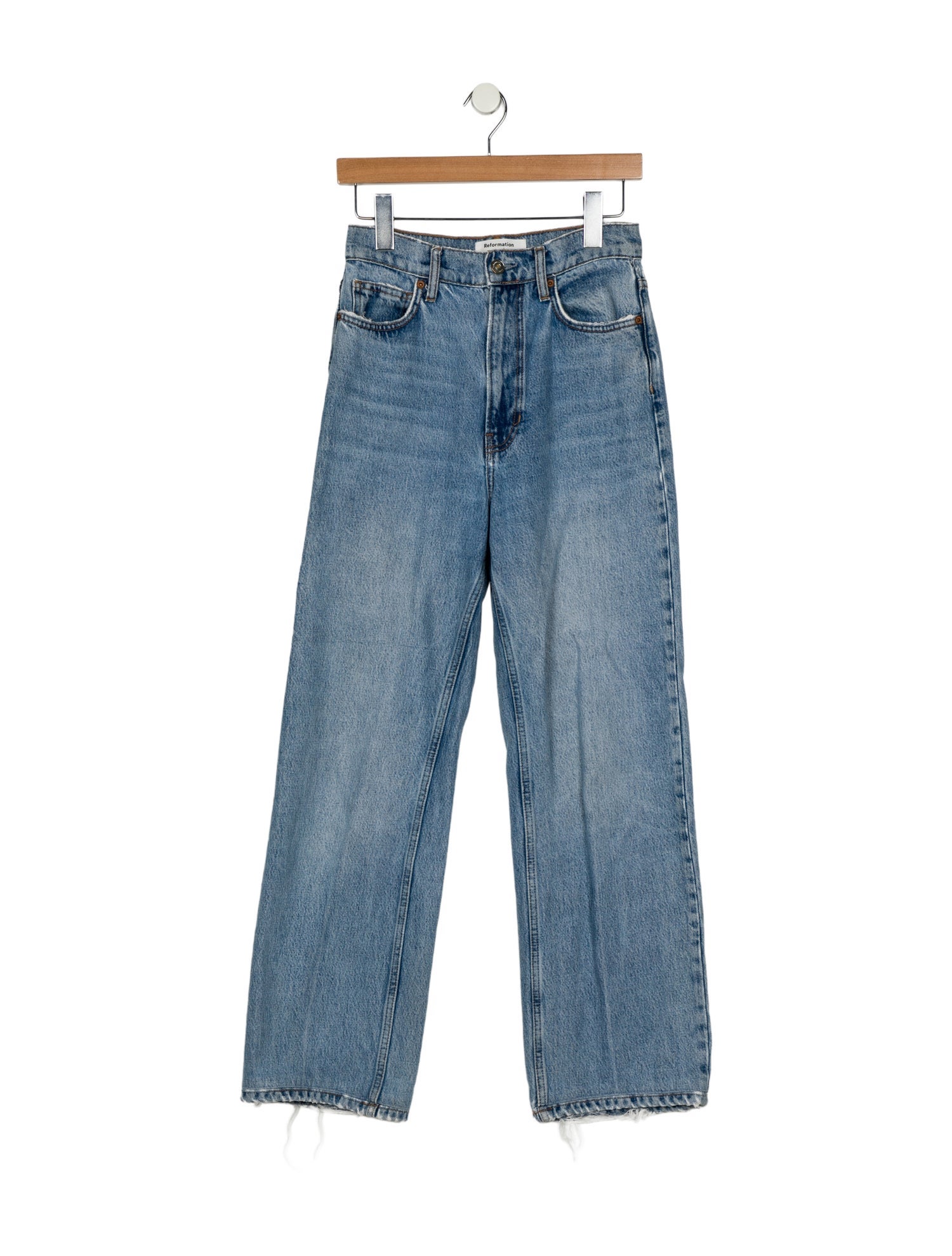 Reformation High-Rise Straight Leg Jeans