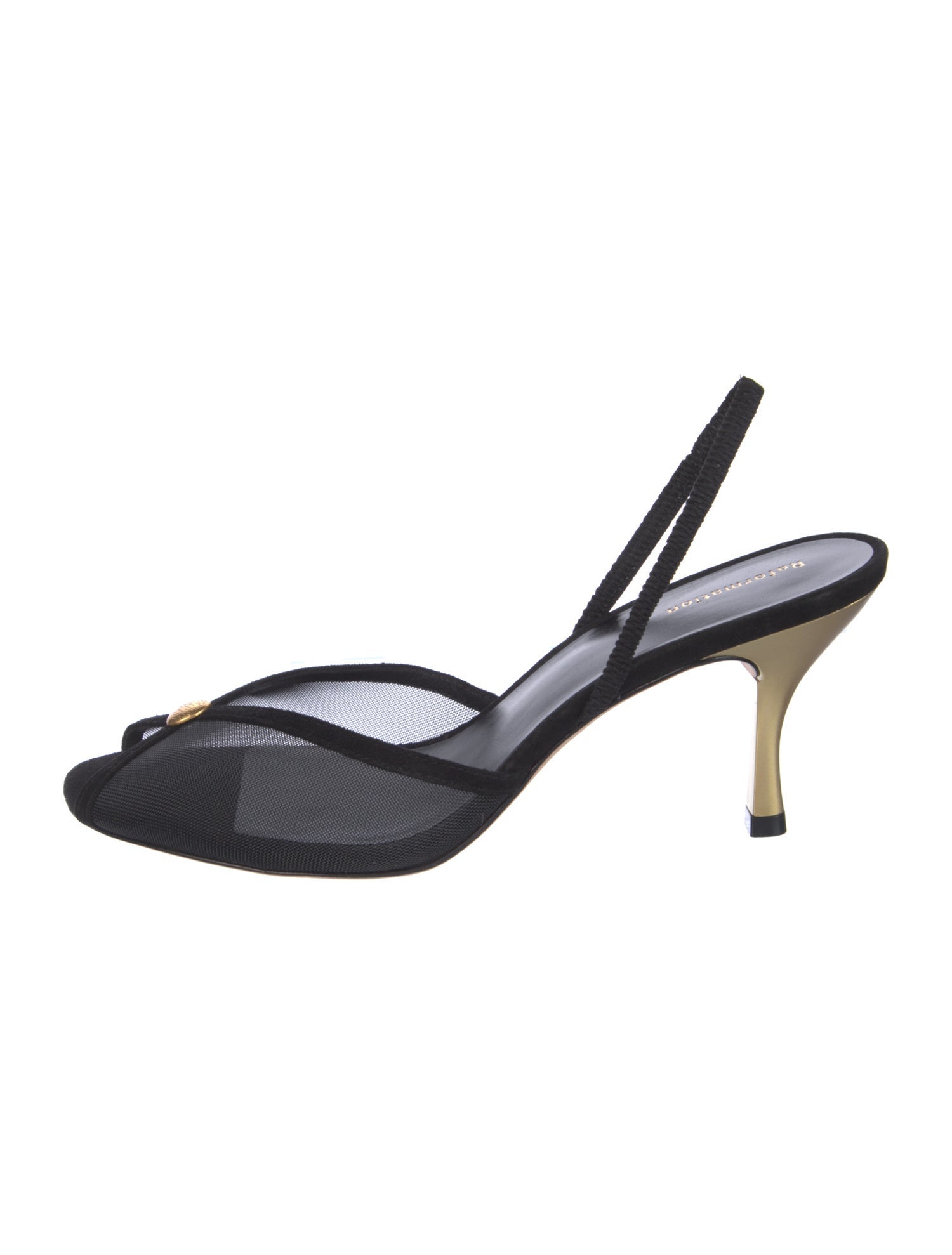 Reformation Mesh Slingback Sandals