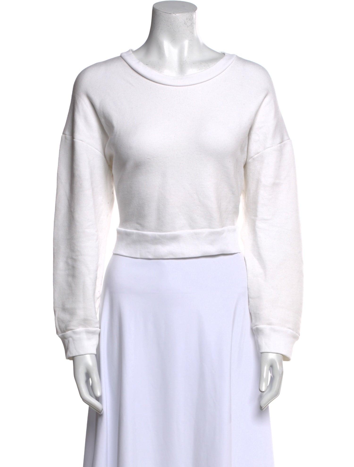 Reformation Bateau Neckline Long Sleeve Sweatshirt