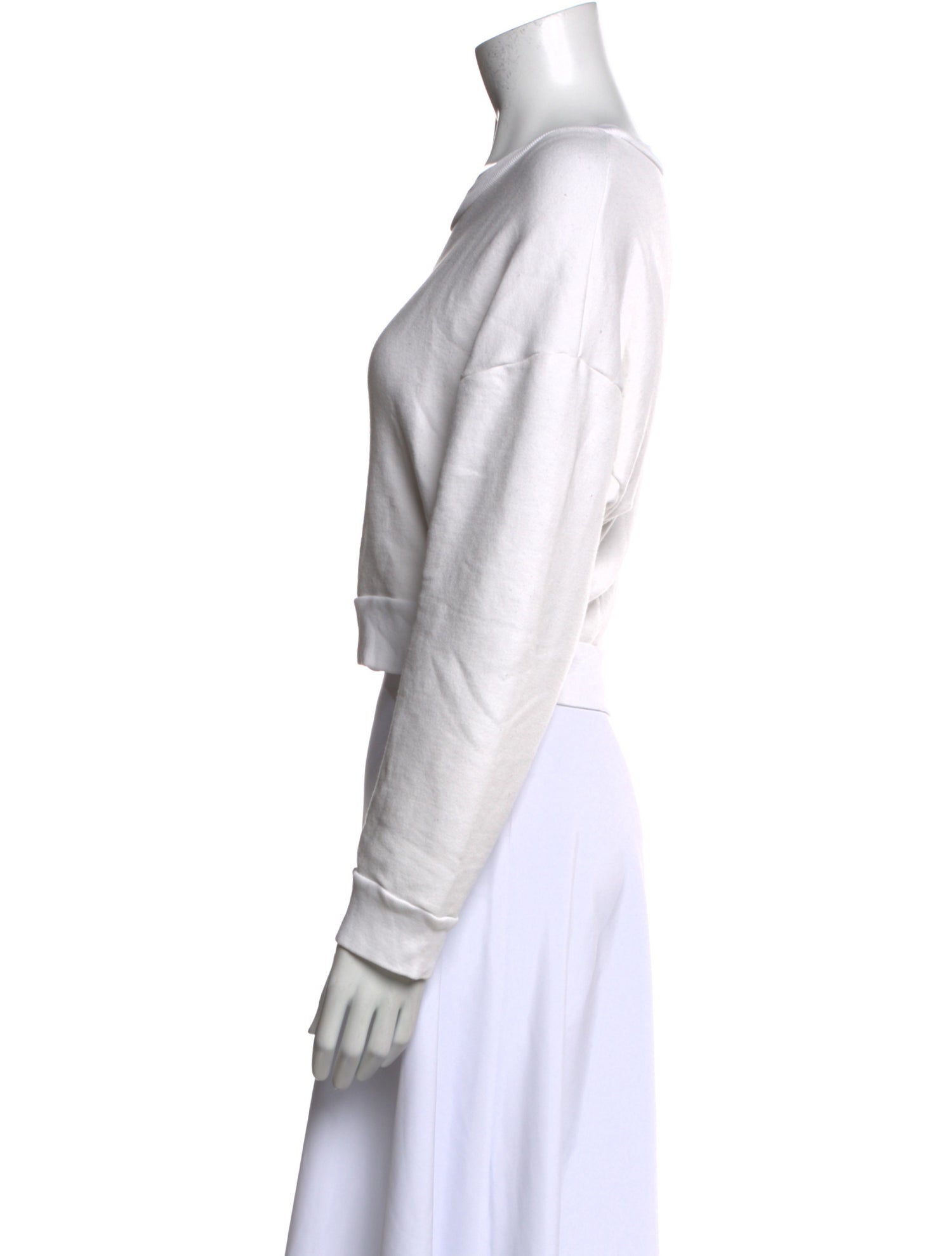 Reformation Bateau Neckline Long Sleeve Sweatshirt